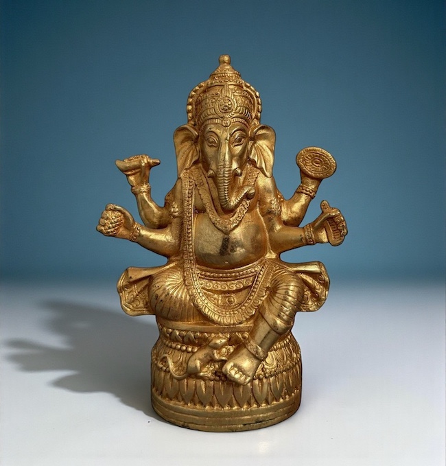 Ganesha Figur aus Bronze – hinduistischer Elefantengott