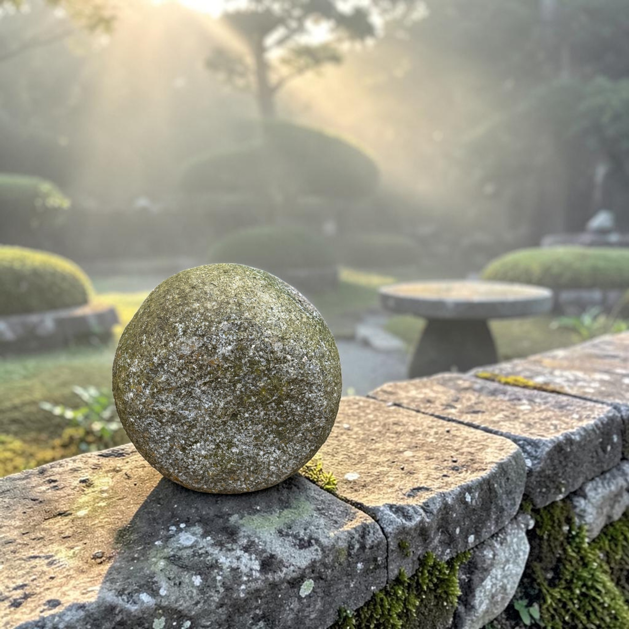 Gartenfackel aus Granit Stein – Massives Windlicht & Öllampe für Außen, wetterfest