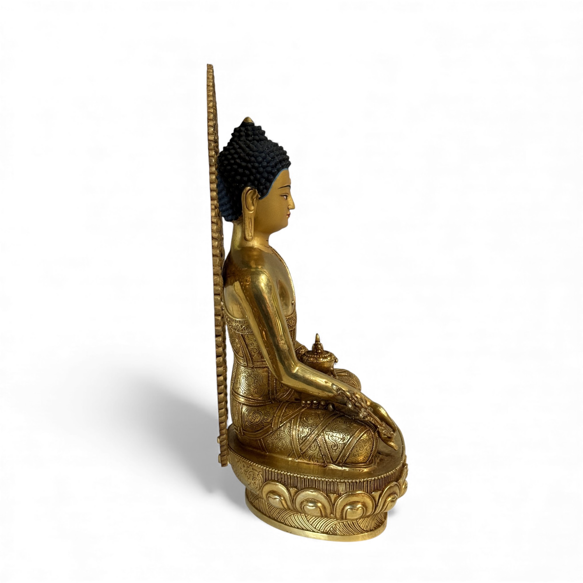 Medizin Buddha Figur aus Bronze
