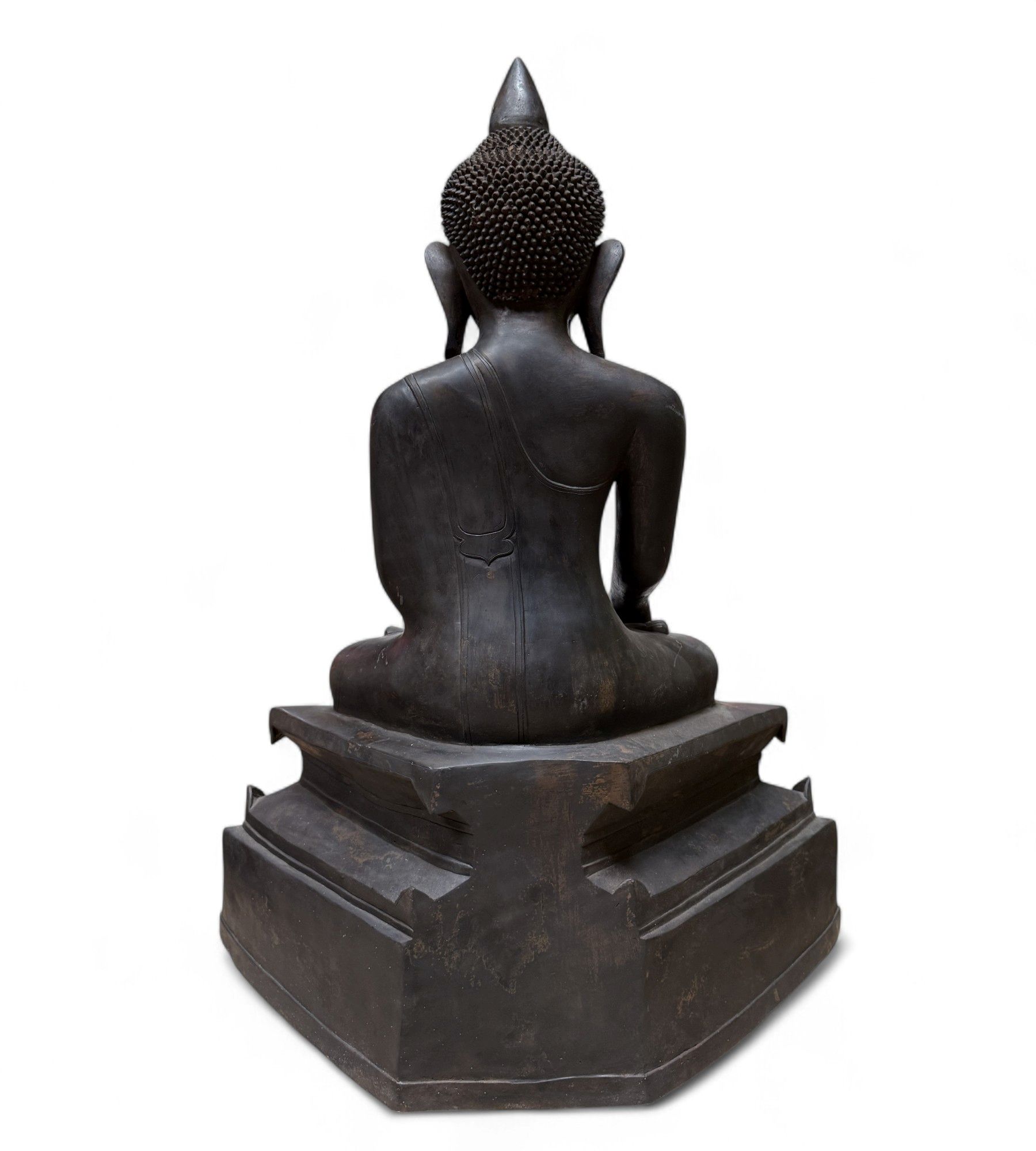 Shan Buddha Bronze Skulptur Burma Statue