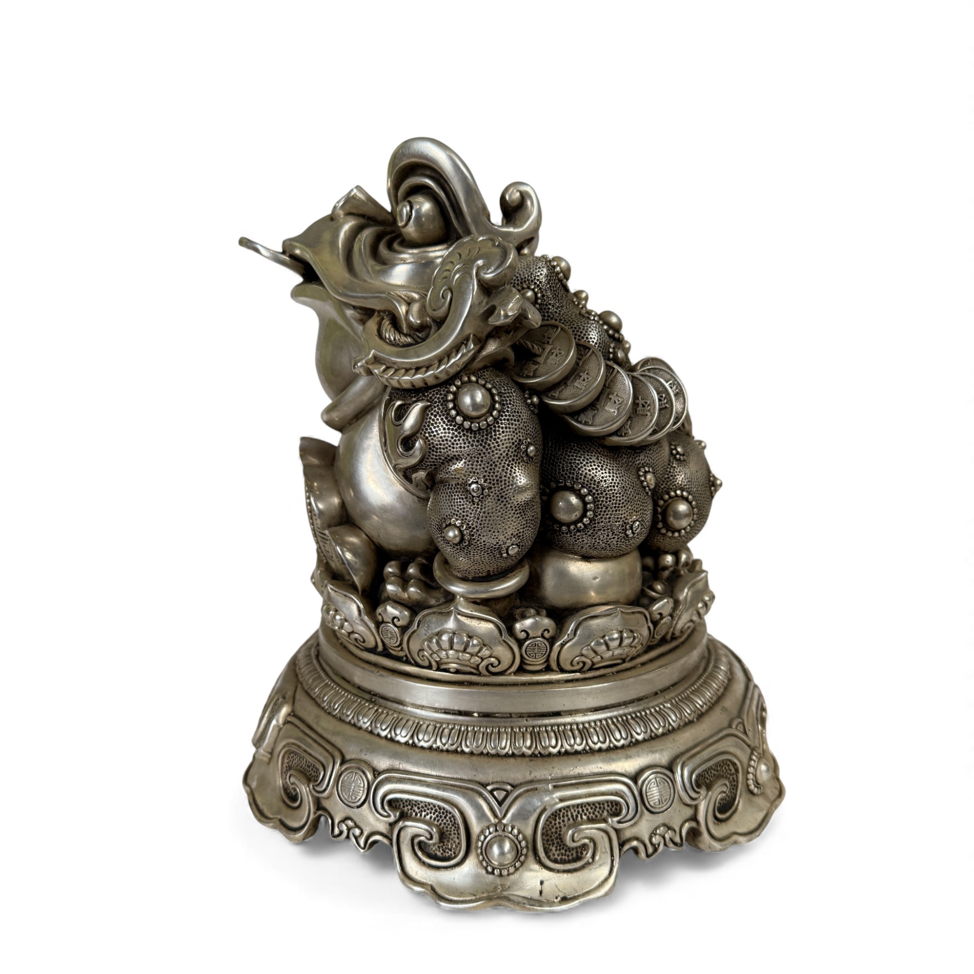 Chinesische Geldkröte - Reichtumsfrosch aus Bronze