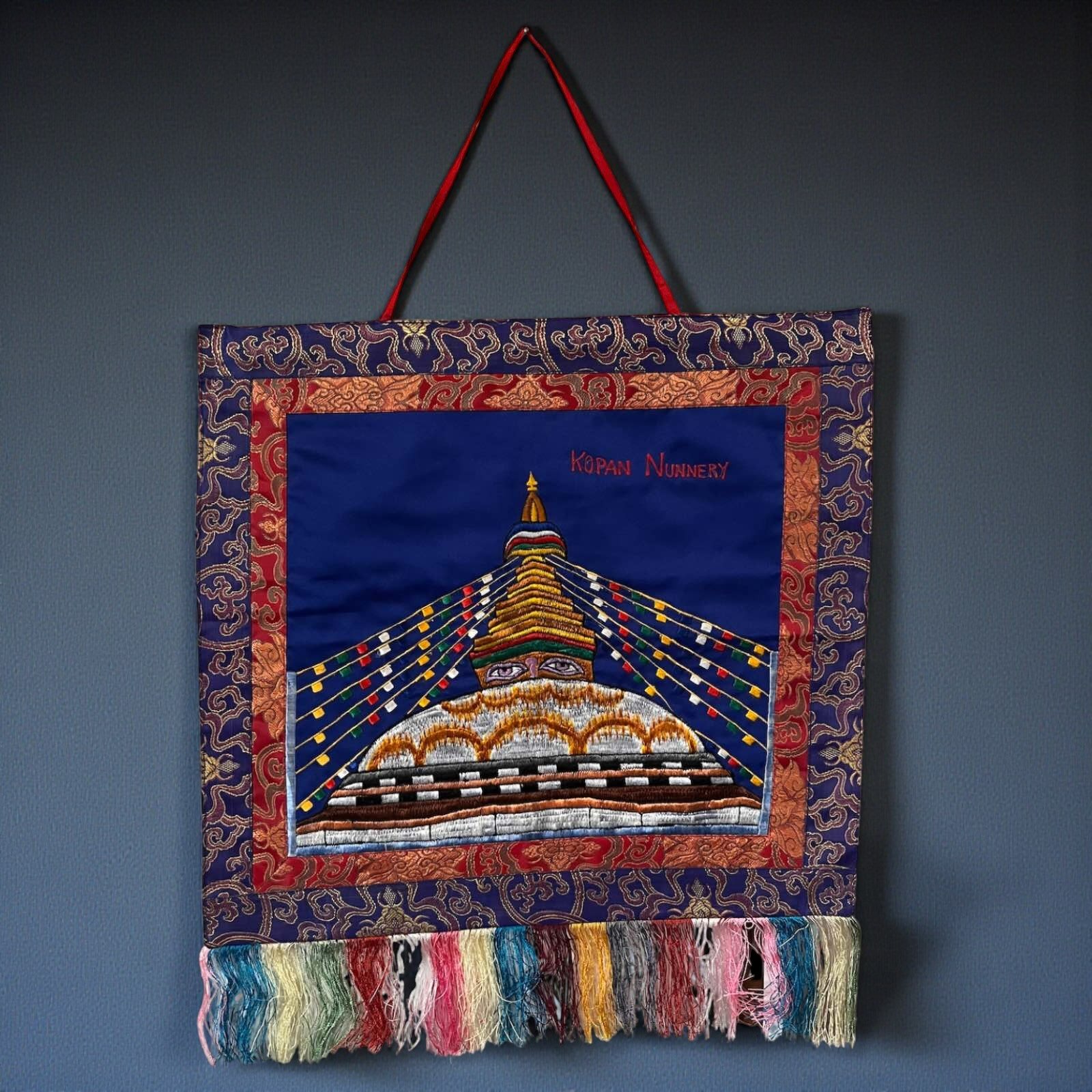 Thangka Wandbehang Stupa Nepal Pagode