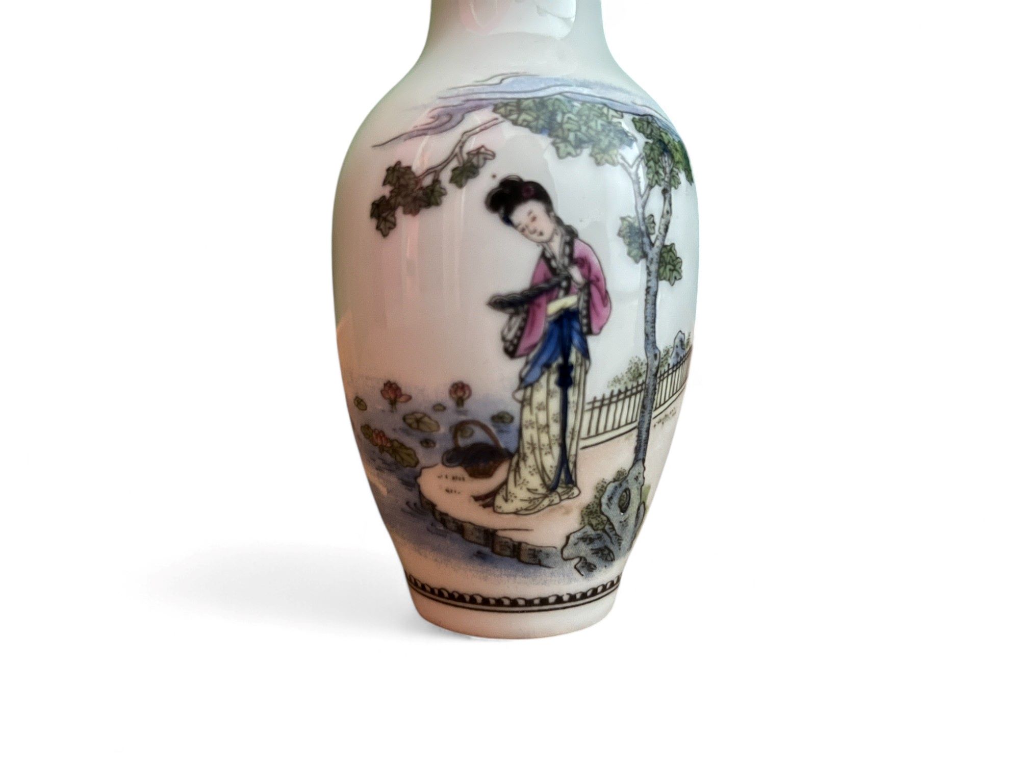 Chinesische Porzellan Vase mit Bodenmarke