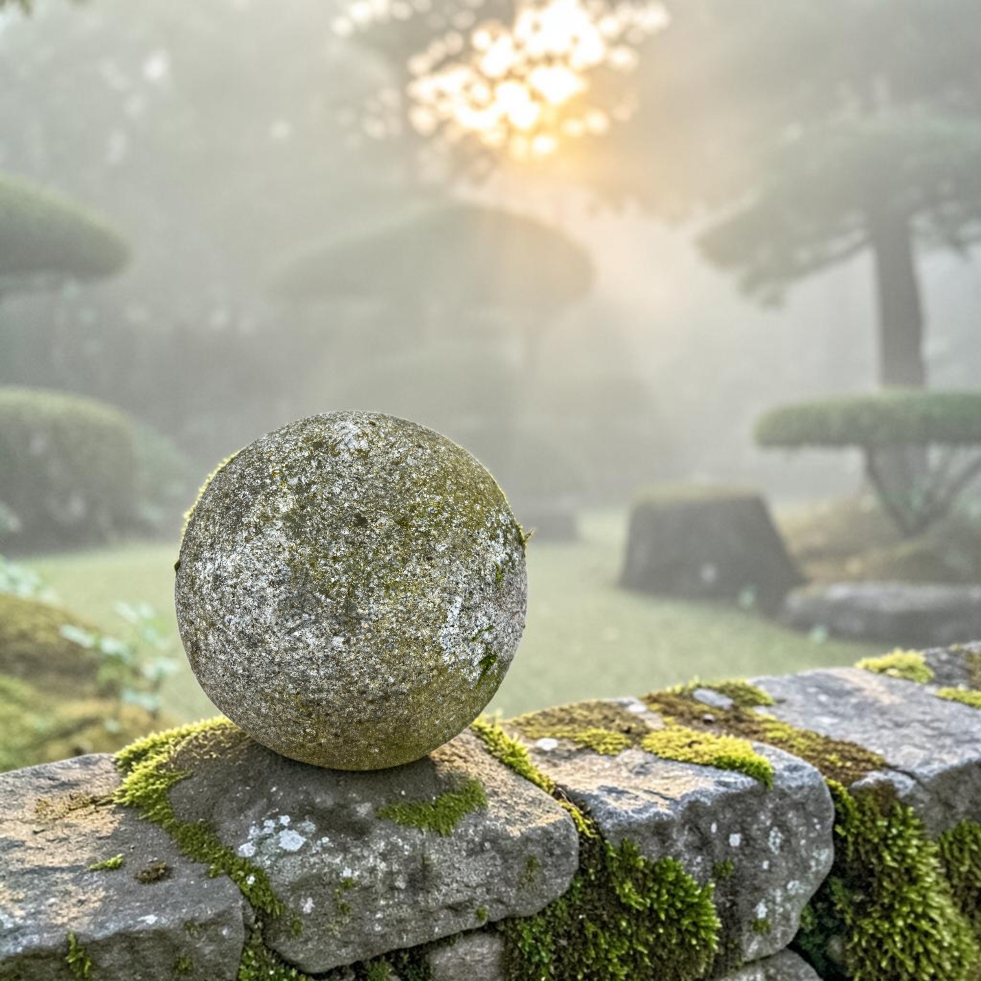 Gartenfackel aus Granit Stein – Massives Windlicht & Öllampe für Außen, wetterfest