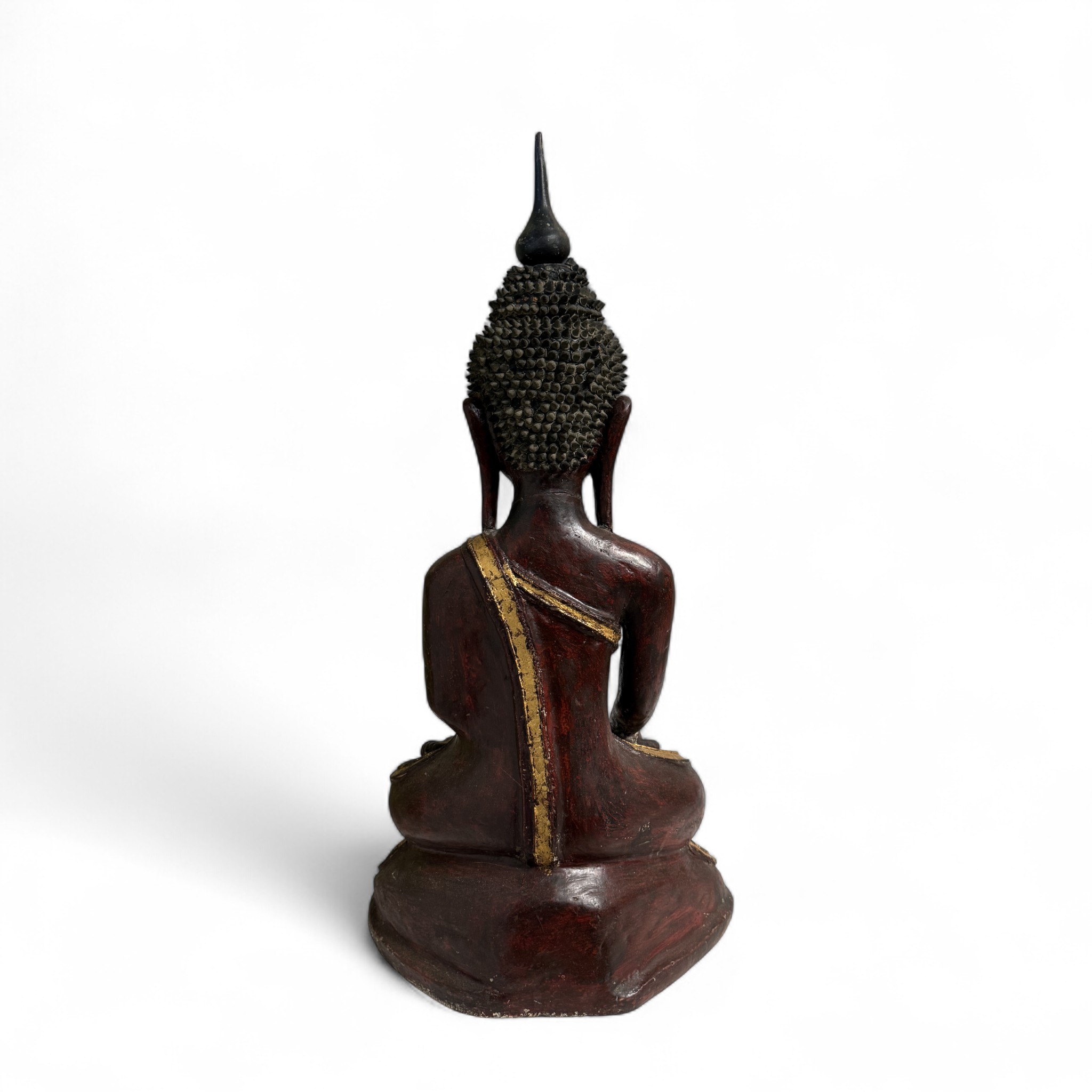 Lacquerware Buddha Statue Burma Skulptur 73 cm groß