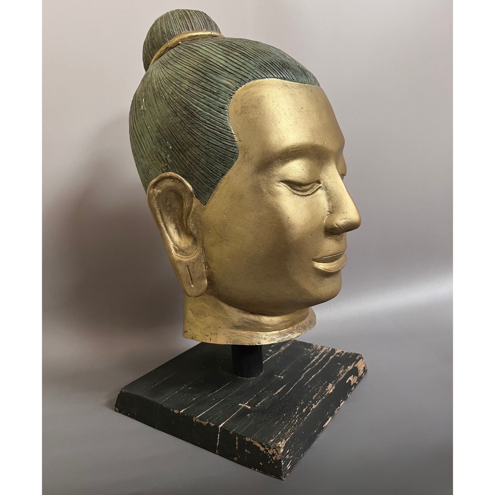 Buddha Kopf Bronze Jayavarman VII