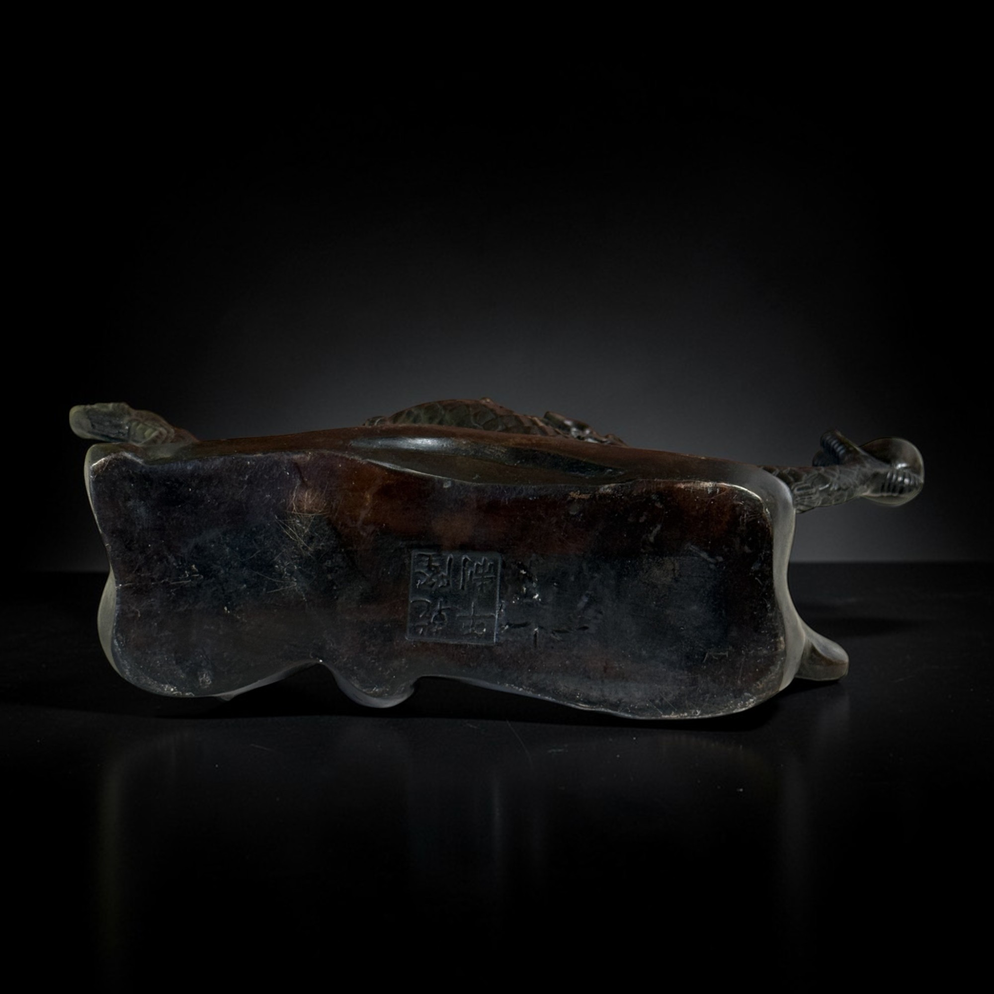 Chinesischer Drache Bronze Figur - Fengshui Skulptur 25 cm