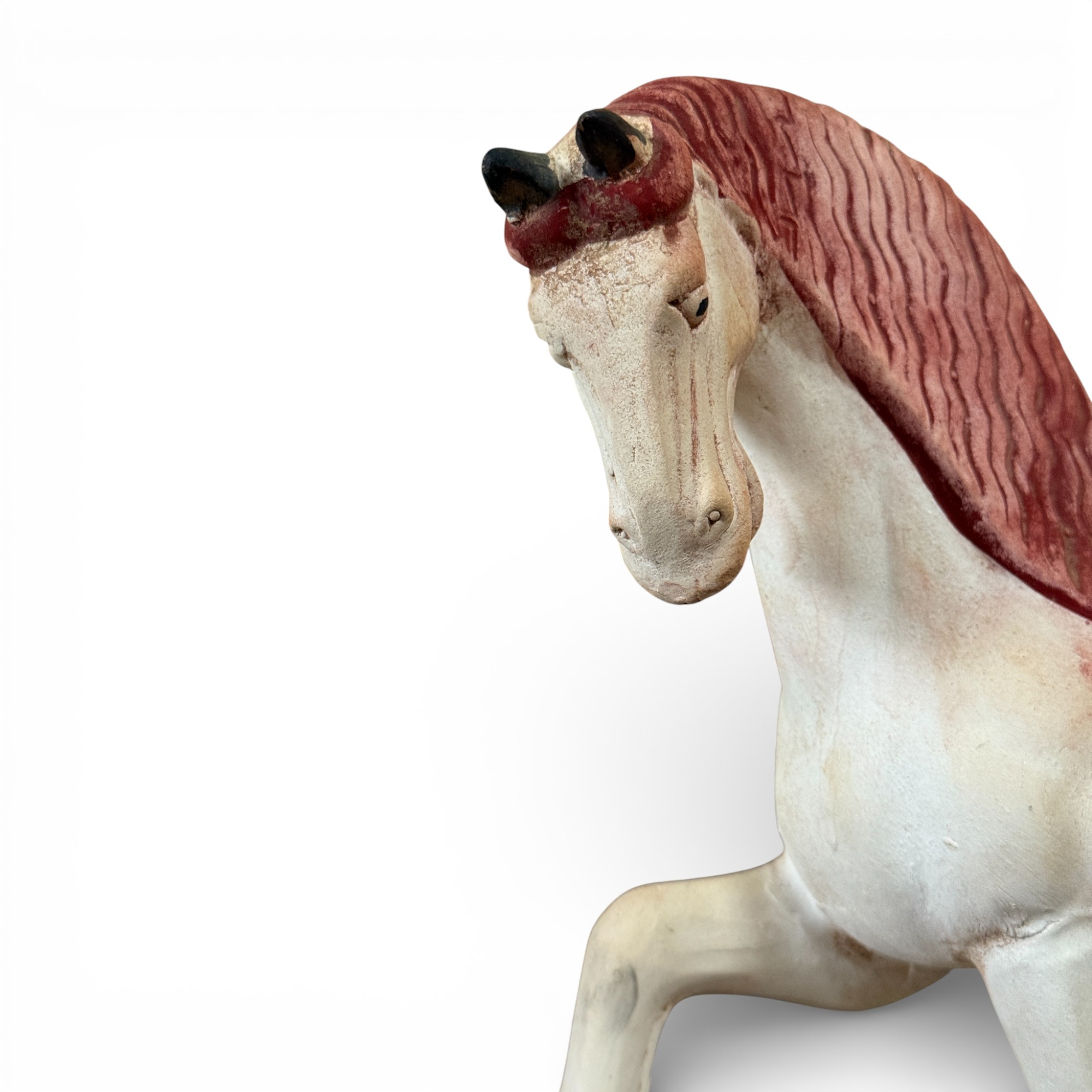 China Tang Pferd aus Terrakotta, aus Sammlernachlaß