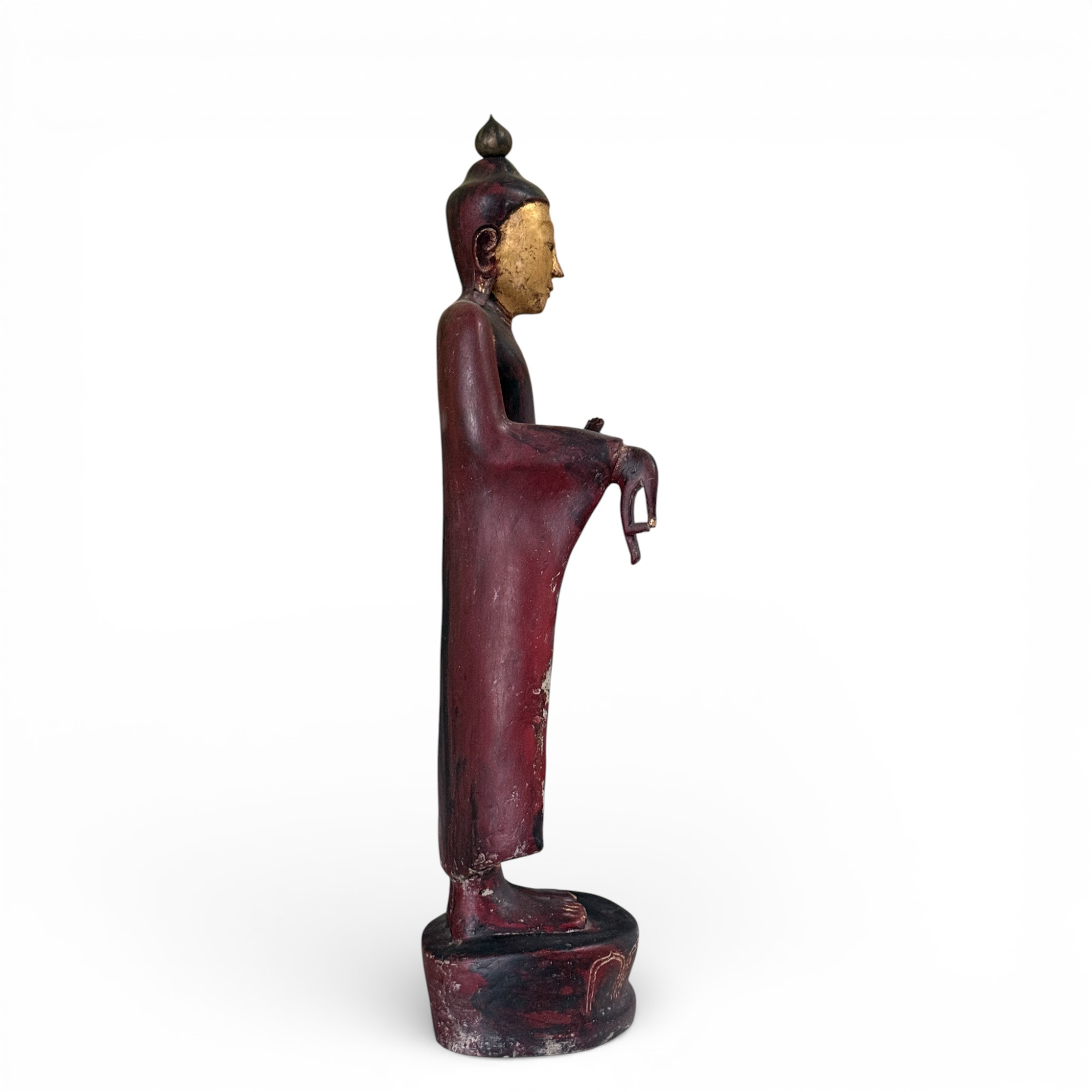 Birmanischer Lacquerware Buddha 102 cm groß