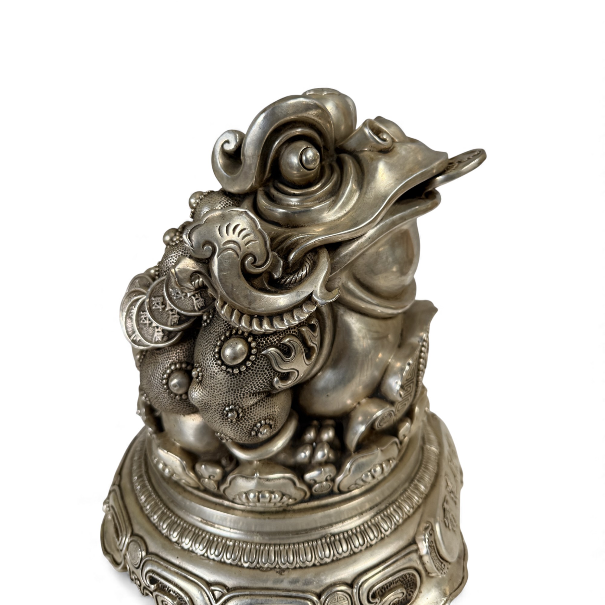 Chinesische Geldkröte - Reichtumsfrosch aus Bronze