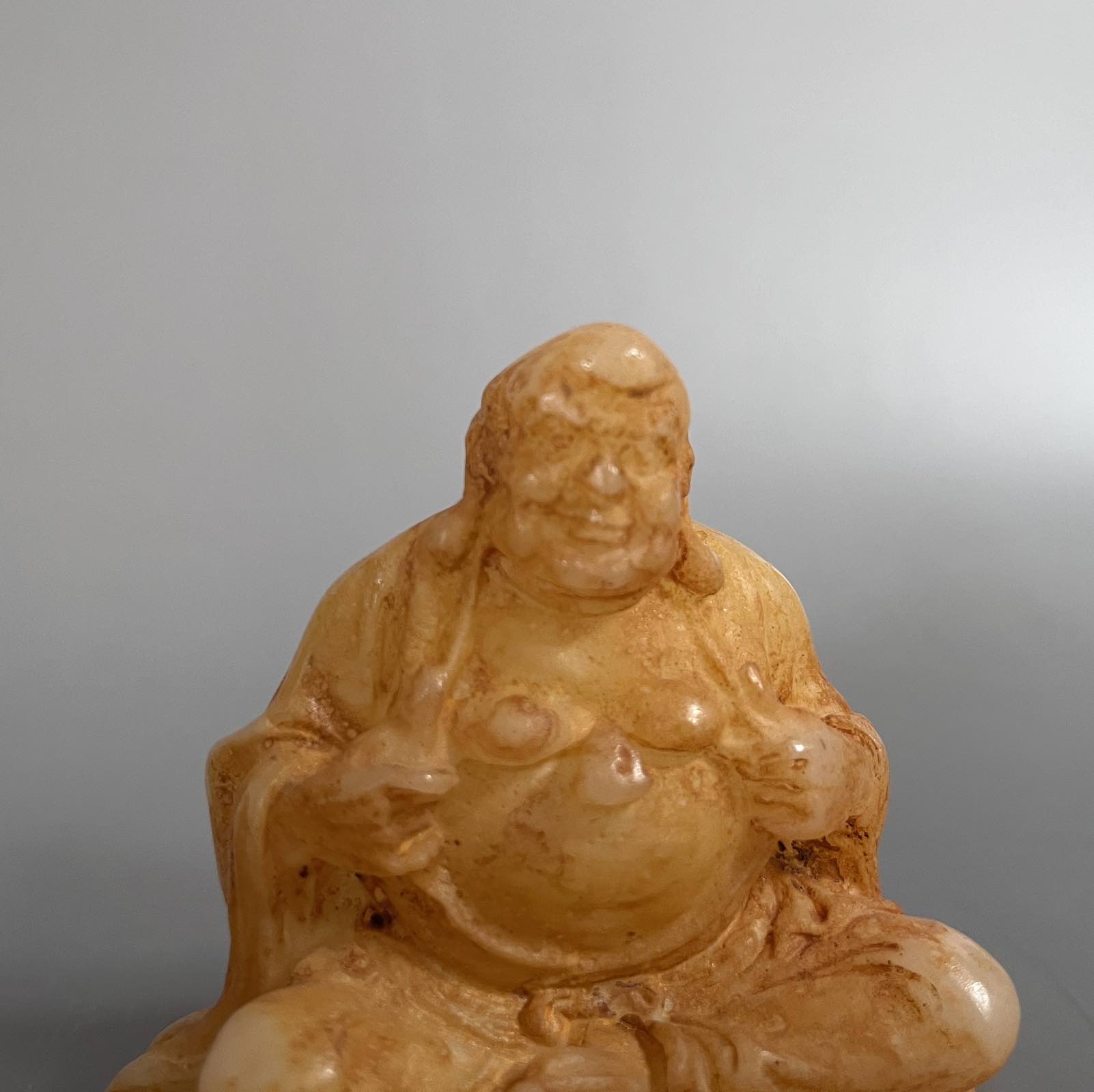 Arhat Figur China Jade Buddhismus Luohan - 8cm