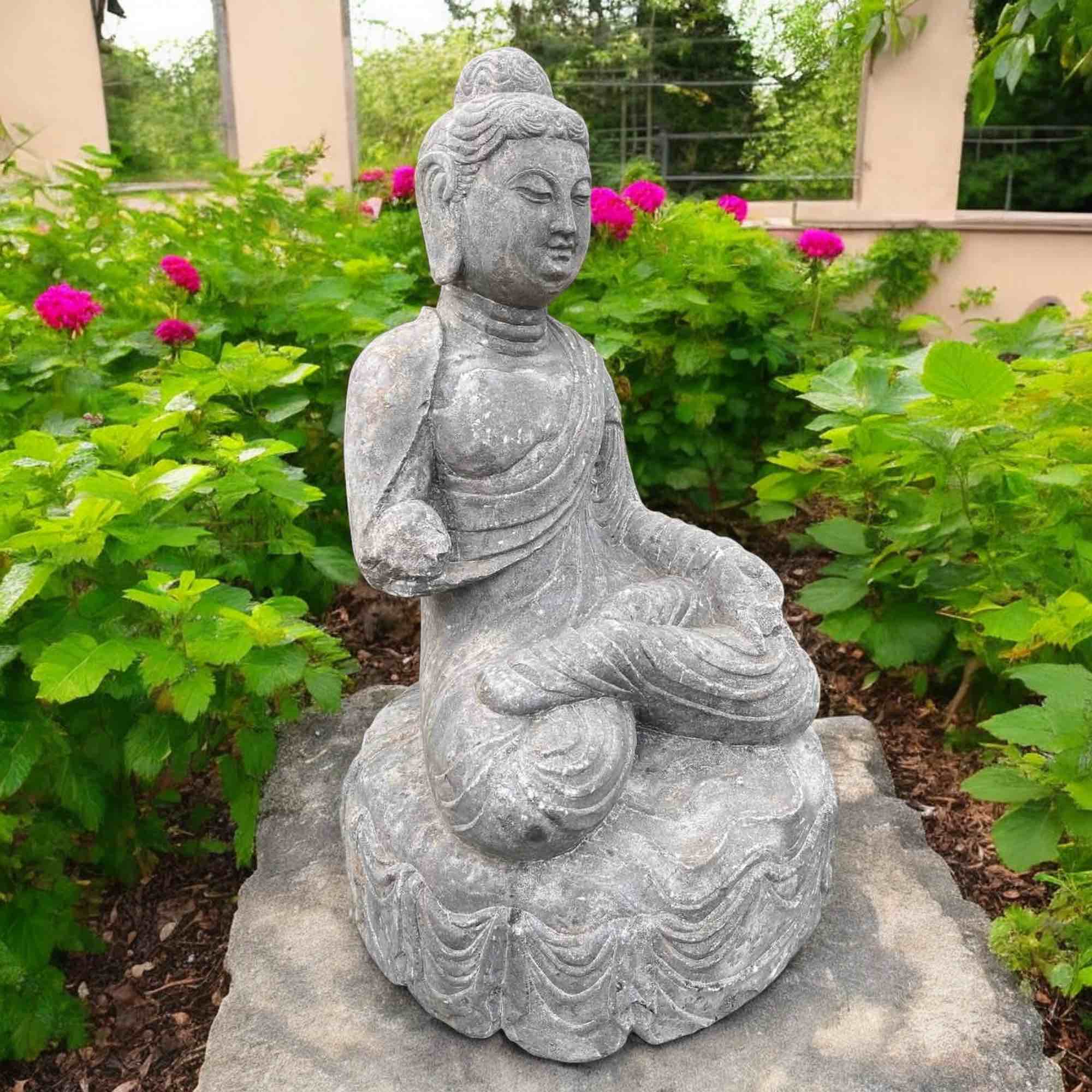 Garten Buddha Figur China Kulturrevolution - 63cm