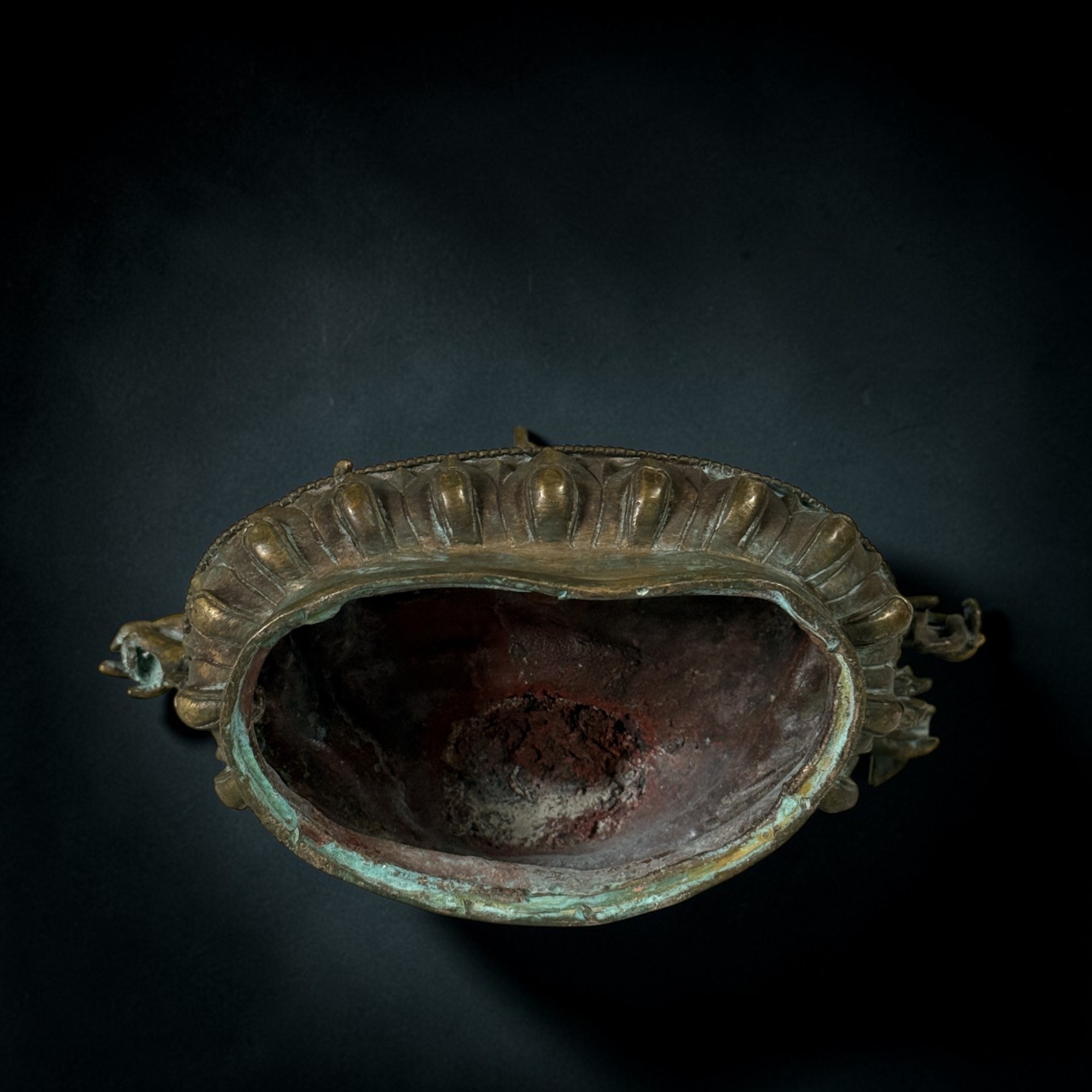 Maha Manjushri Bronze Skulptur – 24 cm – 2,12 kg – Sammlernachlass Wiesbaden