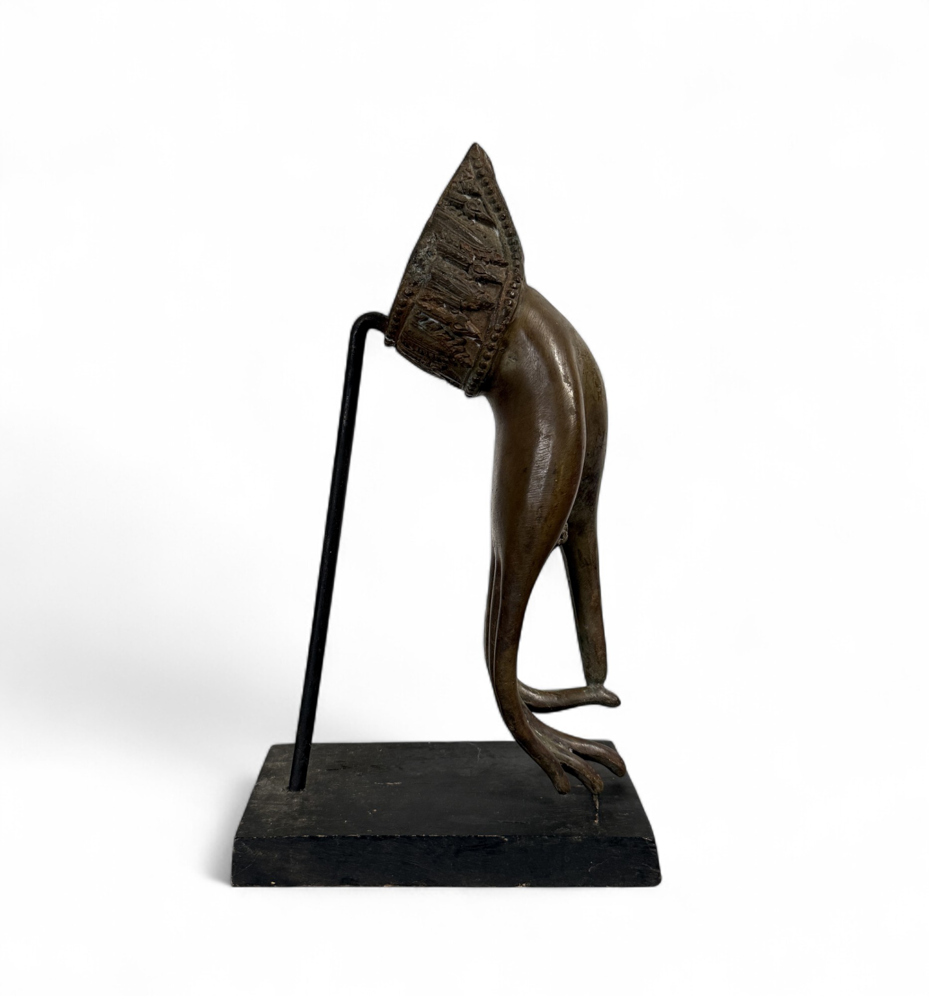 Bronze Buddha Hand mit Vitarka Mudra – 70er Jahre