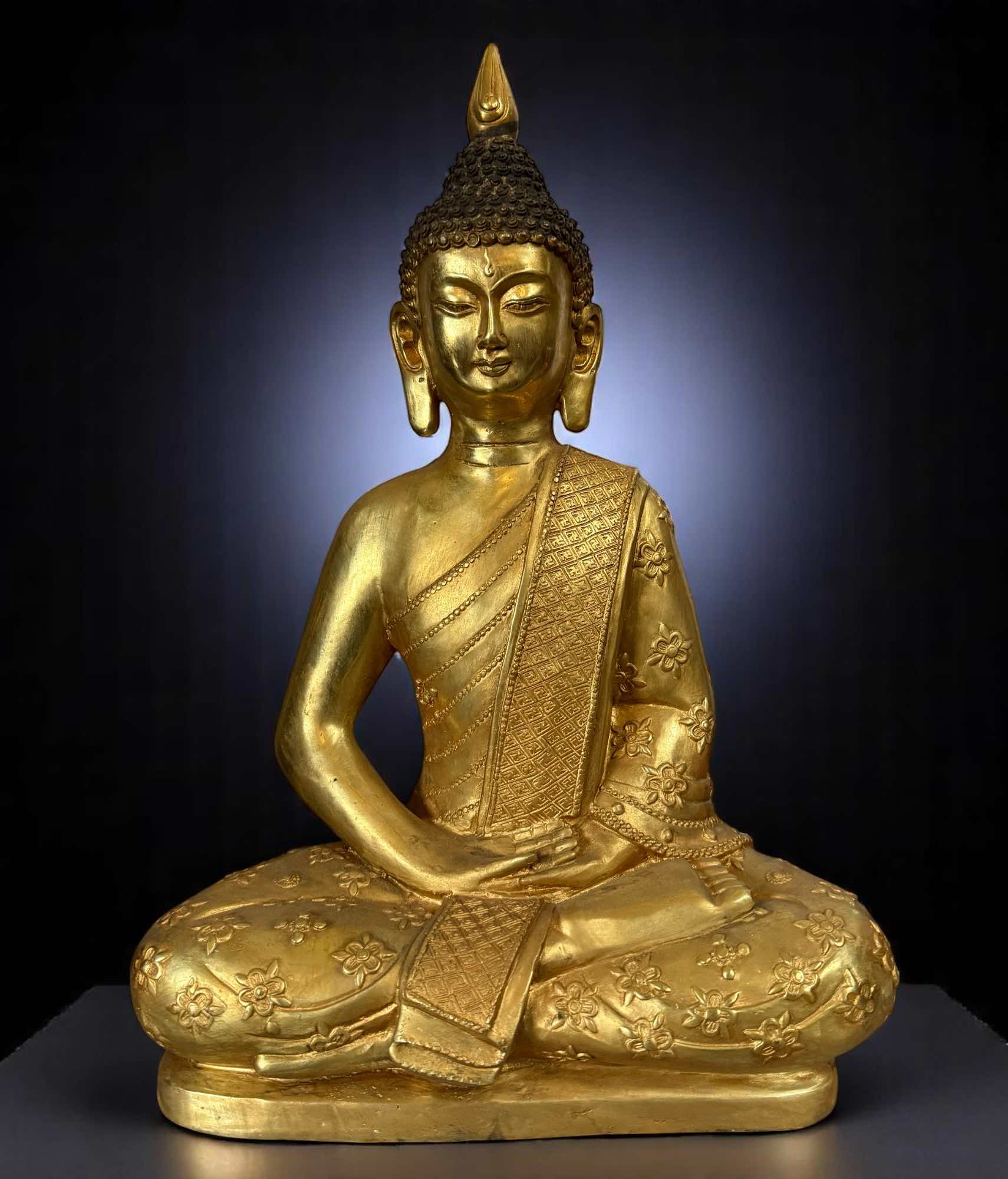 Buddha Figur Bronze Skulptur Tibet Statue Amitabha 39 cm