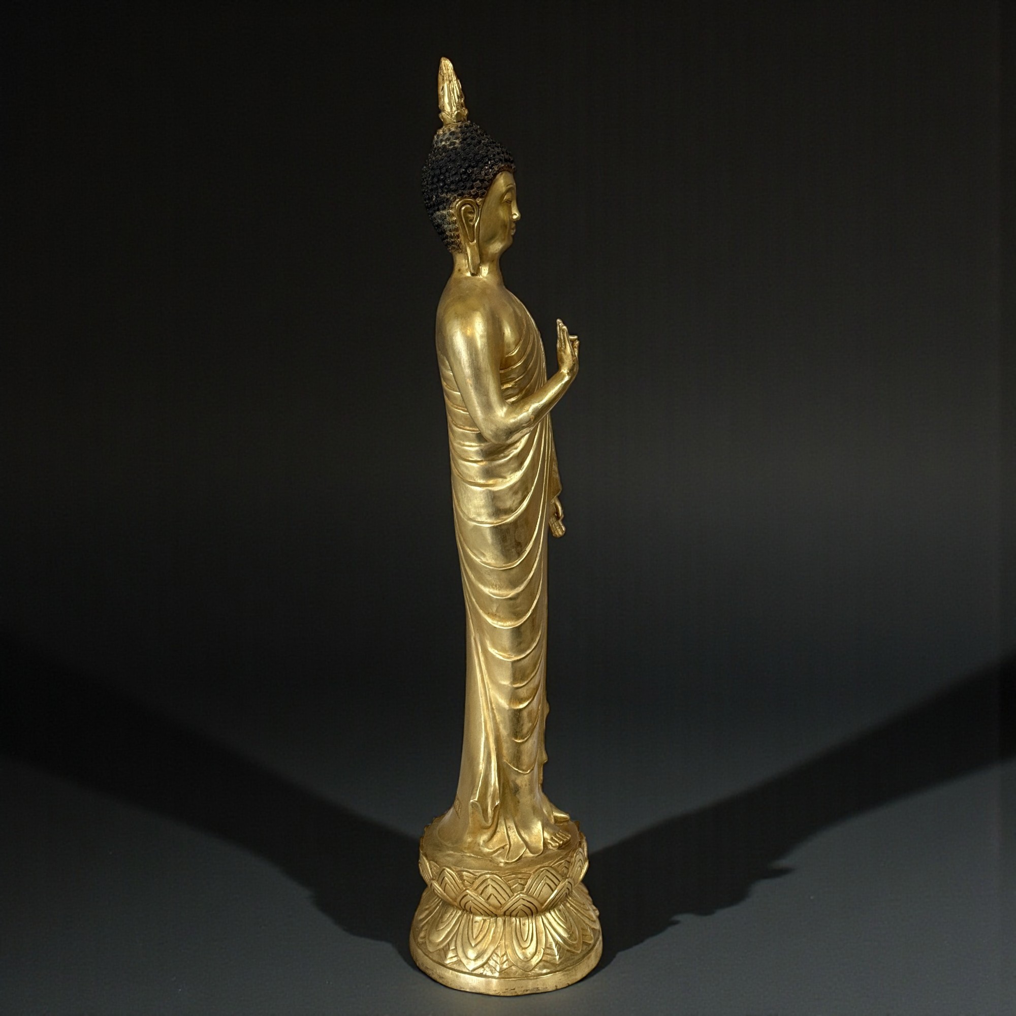 Bronze Buddha Figur 67  cm – Teaching Mudra – Tibet China