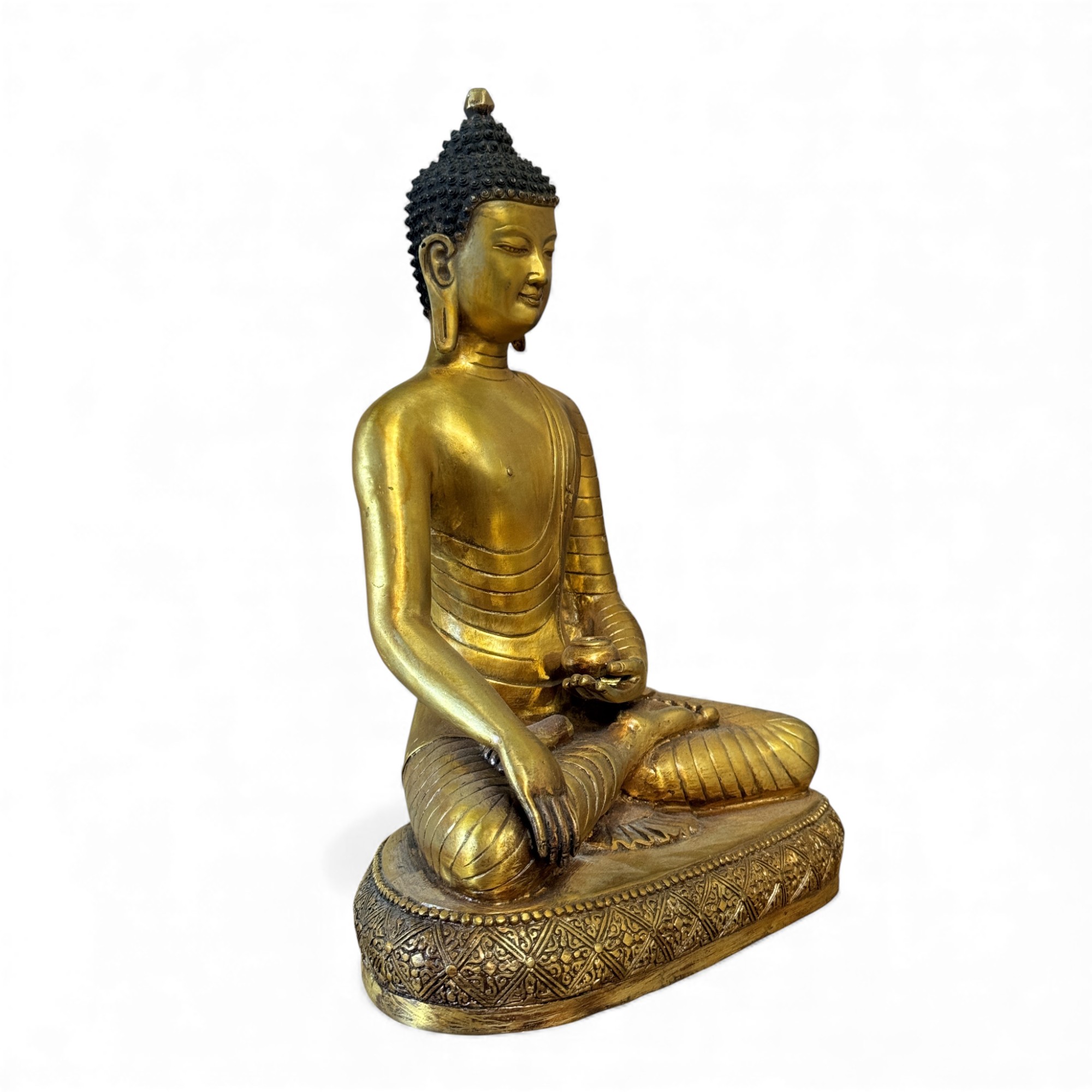 Buddha Figur Bronze Skulptur Siddharta Gautama