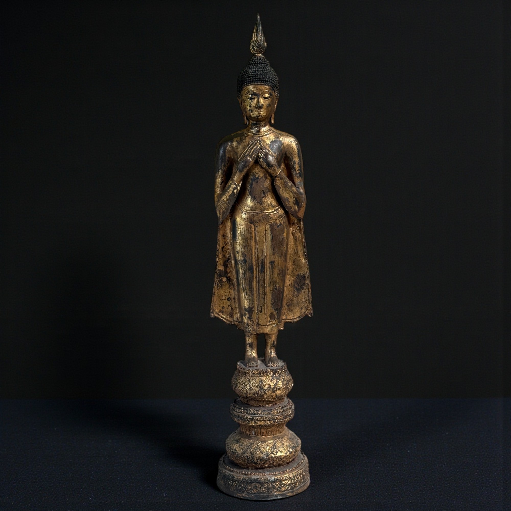 Thailändischer Wochentag Buddha Freitag Bronze Statue 105 cm groß