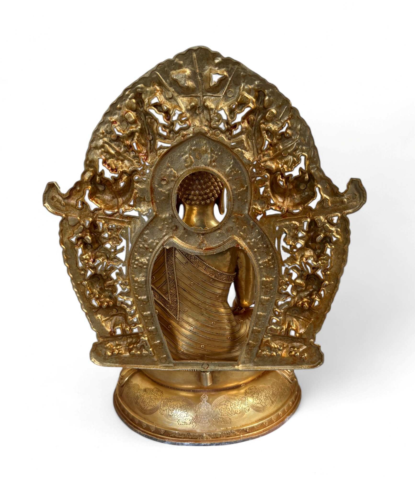 Medizin Buddha Figur Bronze Tibet China - 35 cm groß