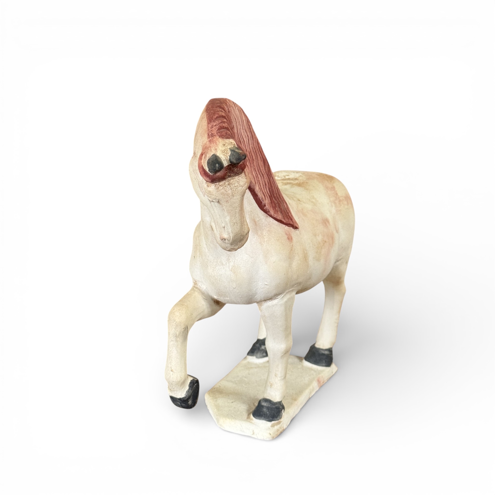 China Tang Pferd aus Terrakotta, aus Sammlernachlaß