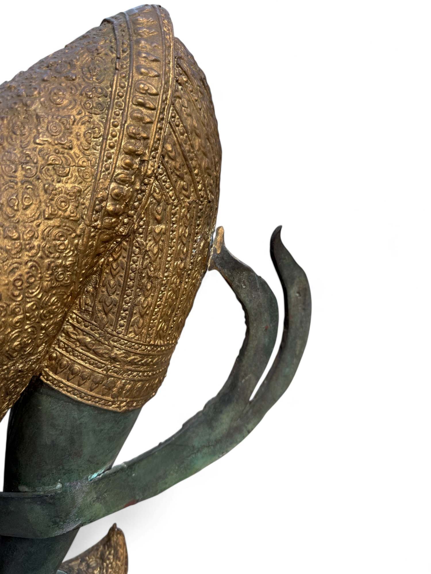 Thailändische Rama Bronze Statue Avatur Vishnus 170 cm groß