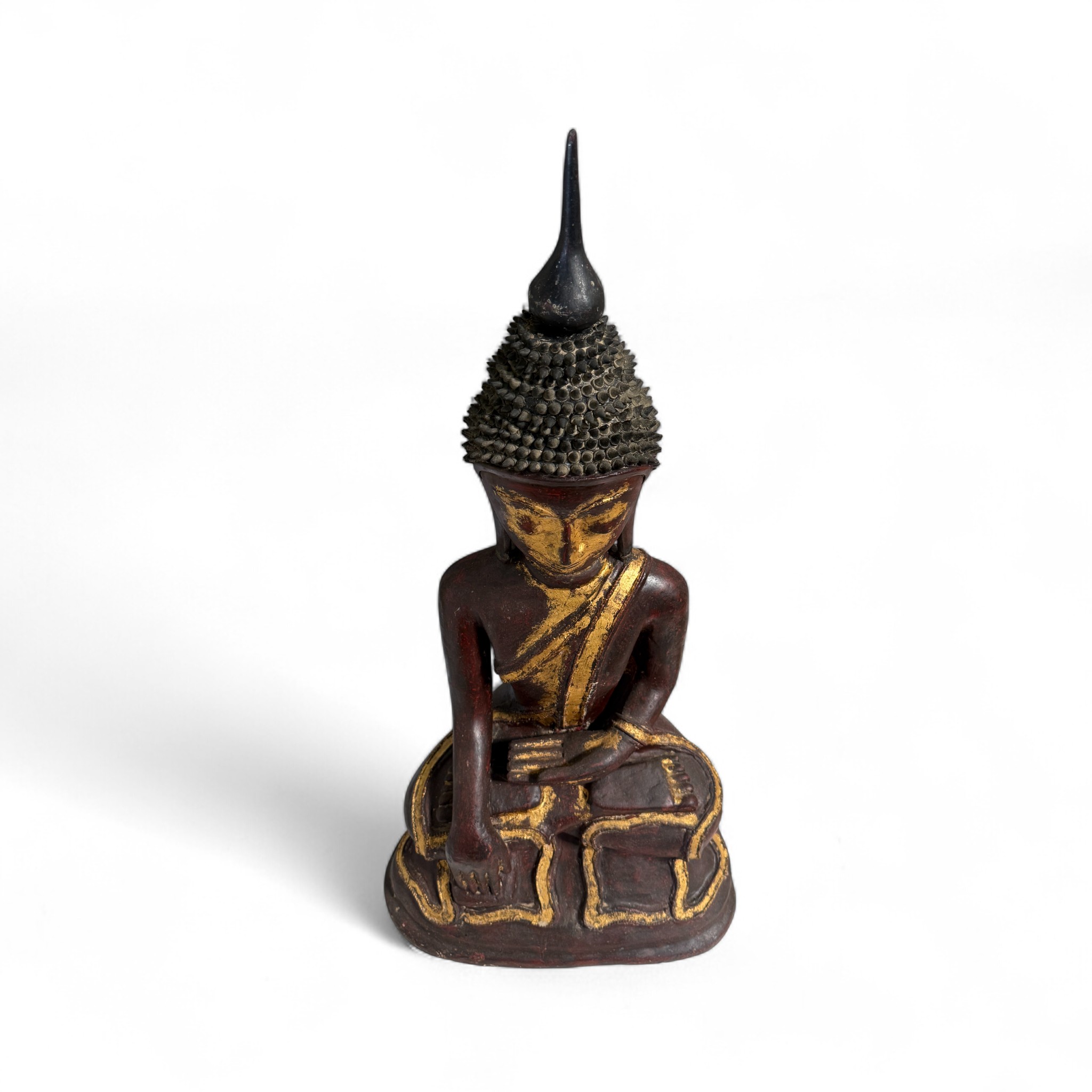 Lacquerware Buddha Statue Burma Skulptur 73 cm groß