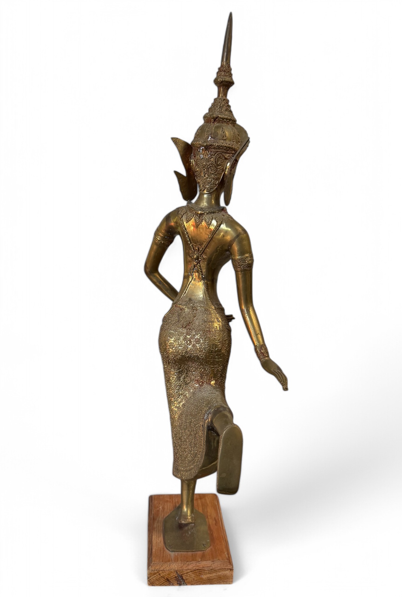 Tempelwächter Figur Bronze Skulptur Thailand 75 cm