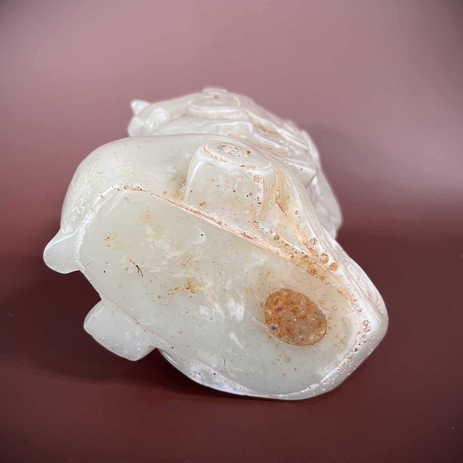 Räucherstäbchenhalter Drachen China Jade