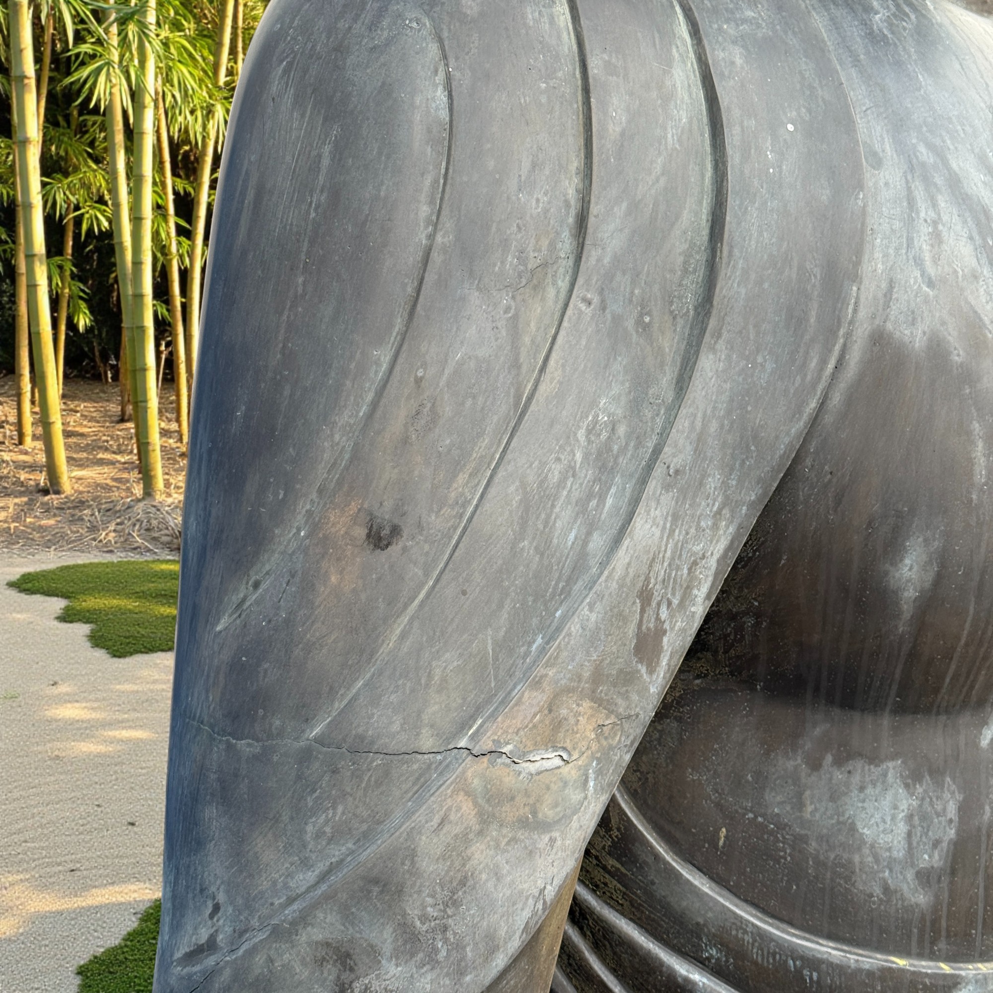 Großer Daibutsu Bronze Buddha Statue - 220 cm