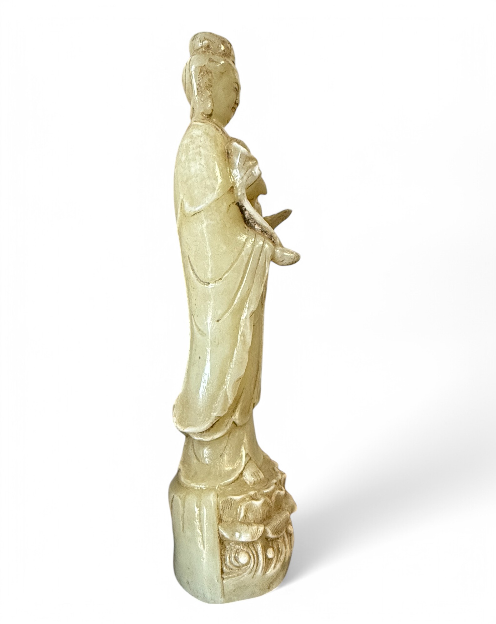 Guanyin Jade Buddha Figur aus China 33 cm groß
