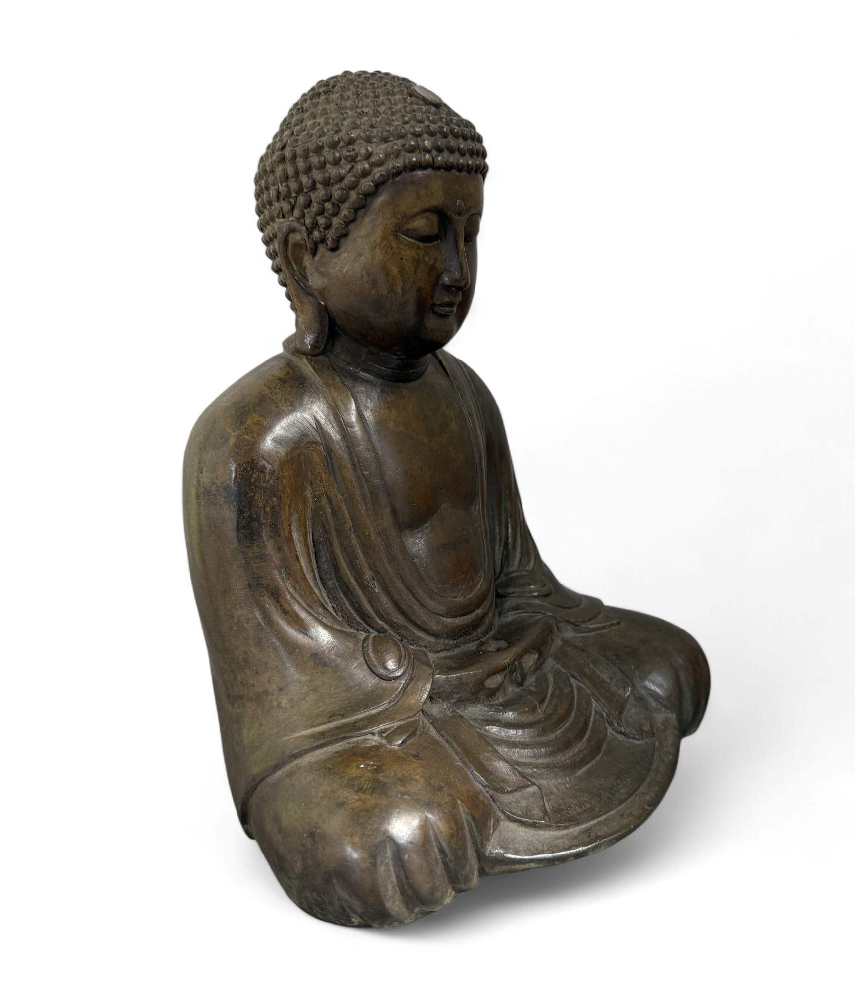 Buddha Figur Bronze Japan Kamakura Daibutsu