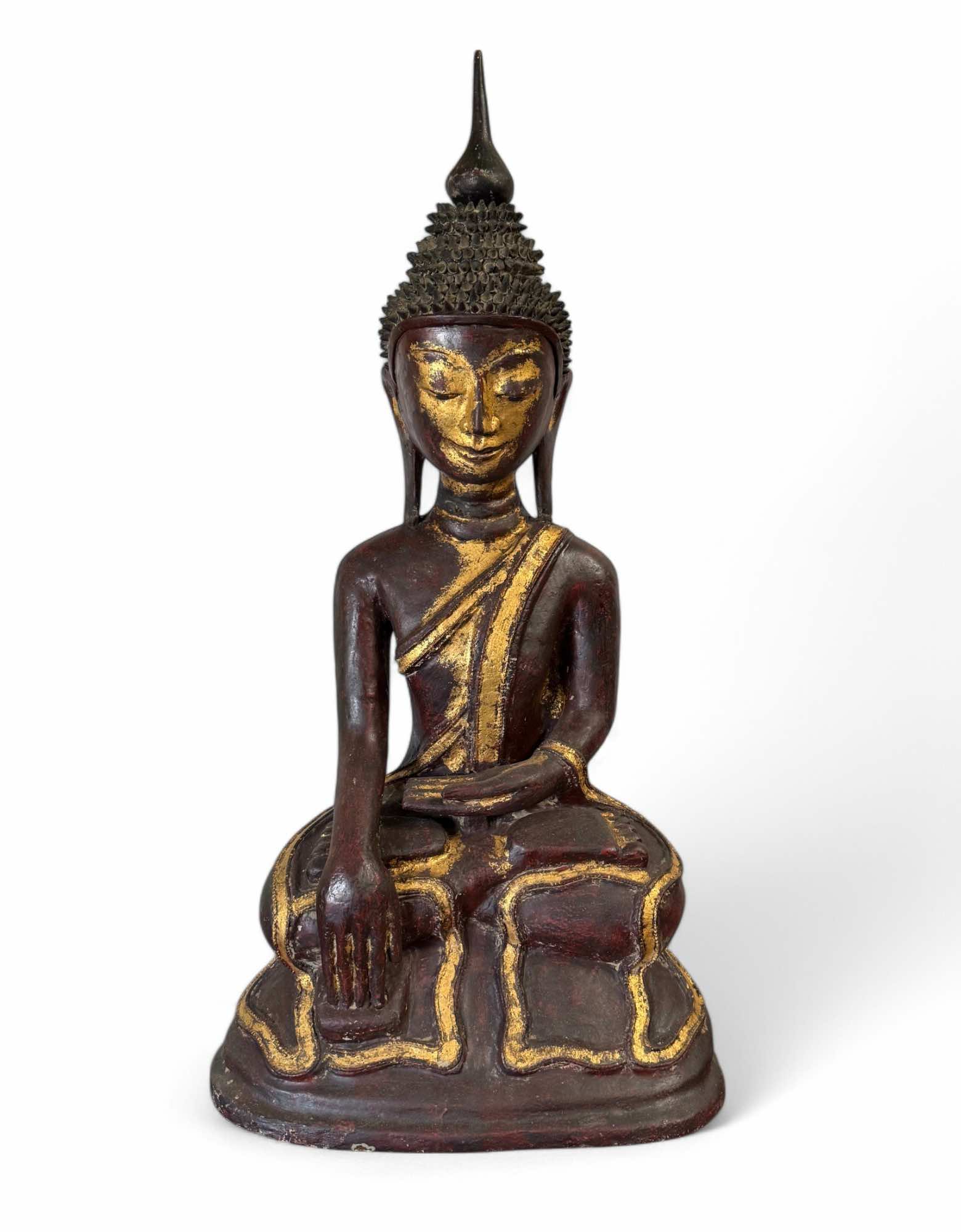 Lacquerware Buddha Statue Burma Skulptur 73 cm groß Lacquerware Buddha Statue Burma Skulptur 73 cm groß