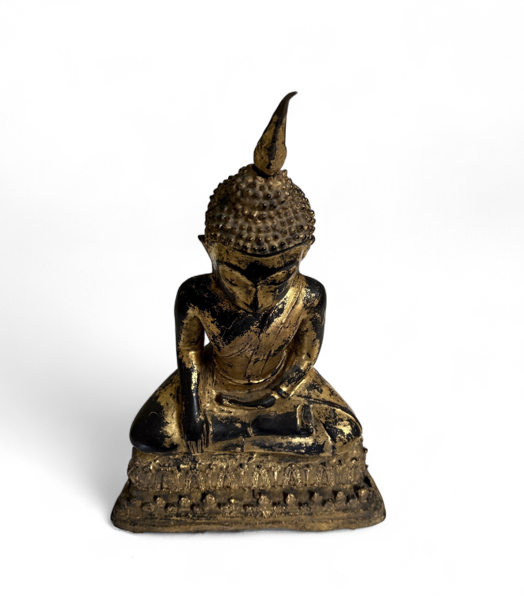 Buddha Figur Bronze Thailand Sukhothai - 43cm