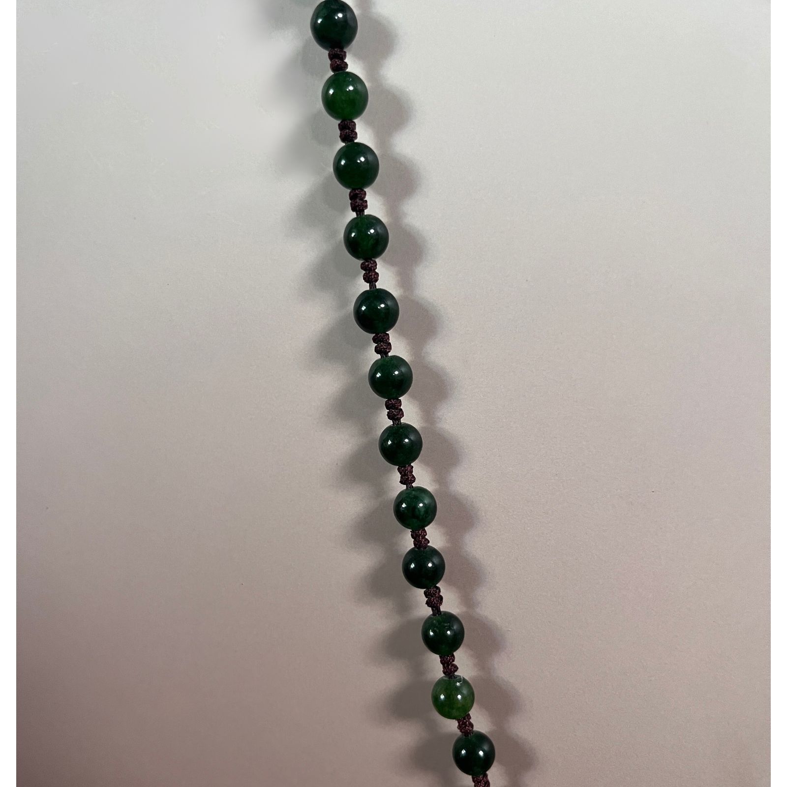 Chenrezig Figur Achatstein - Halskette, Jade