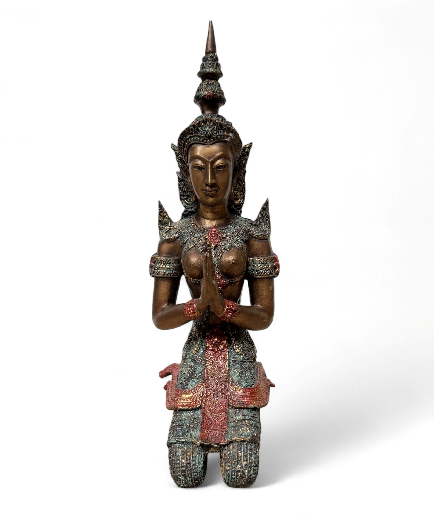 Thailand Tempelwächter Bronze Figur mythologischer Engel