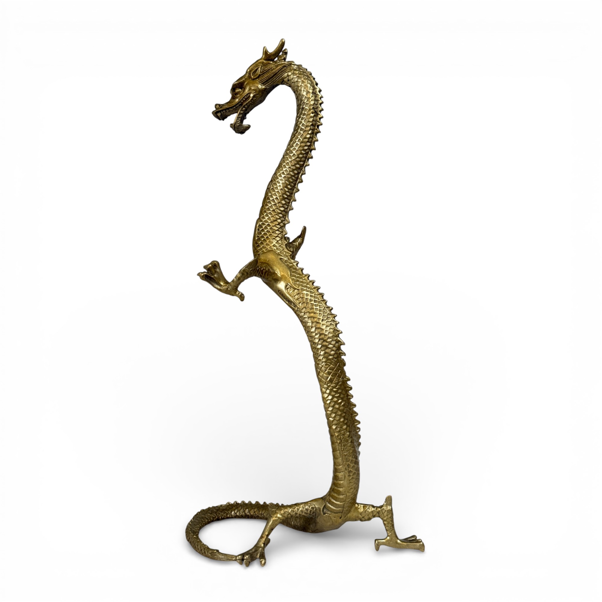 China Drachen Skulptur aus Bronze - 41 cm