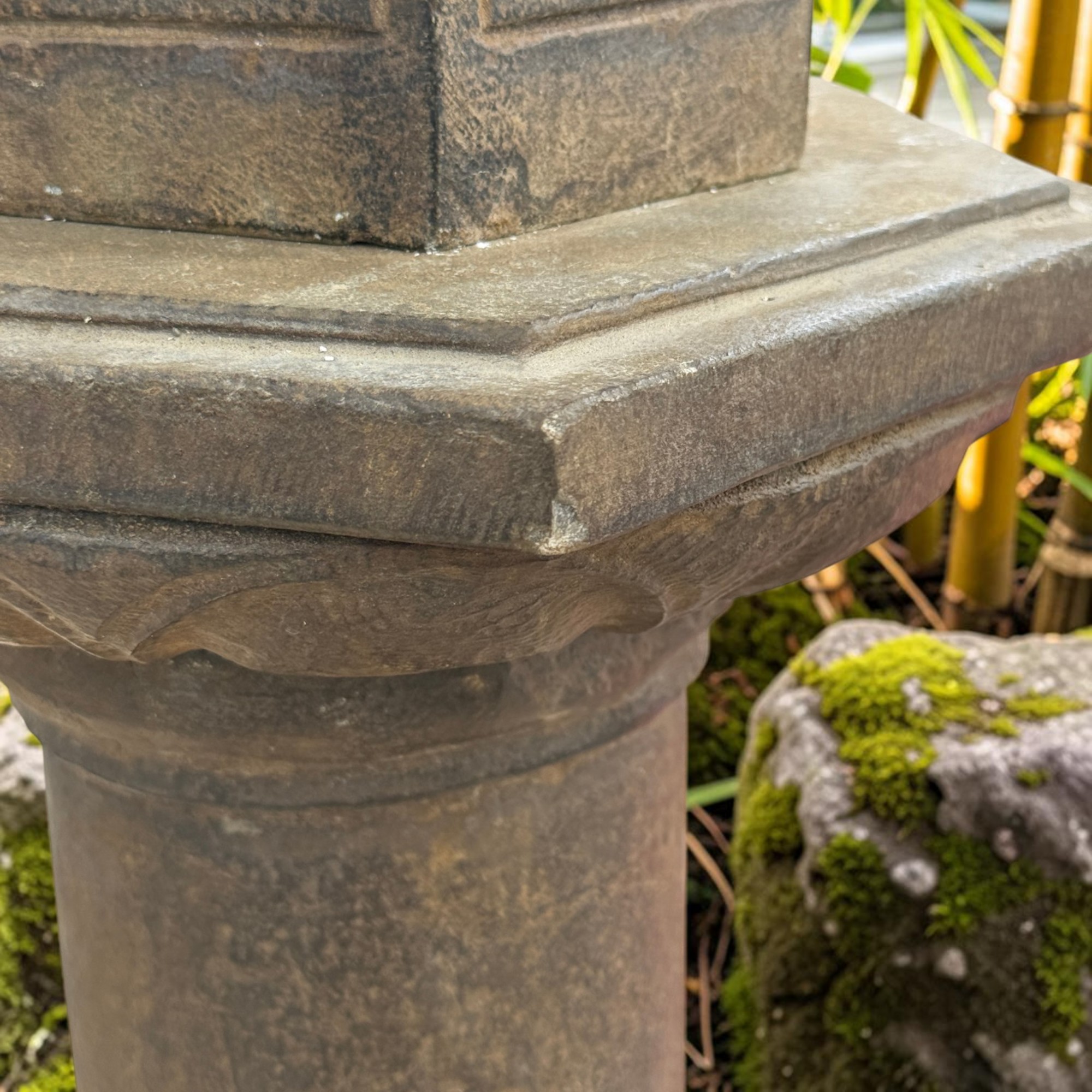Traditionelle Steinlaterne China - Geisterhaus aus Naturstein - 60 kg