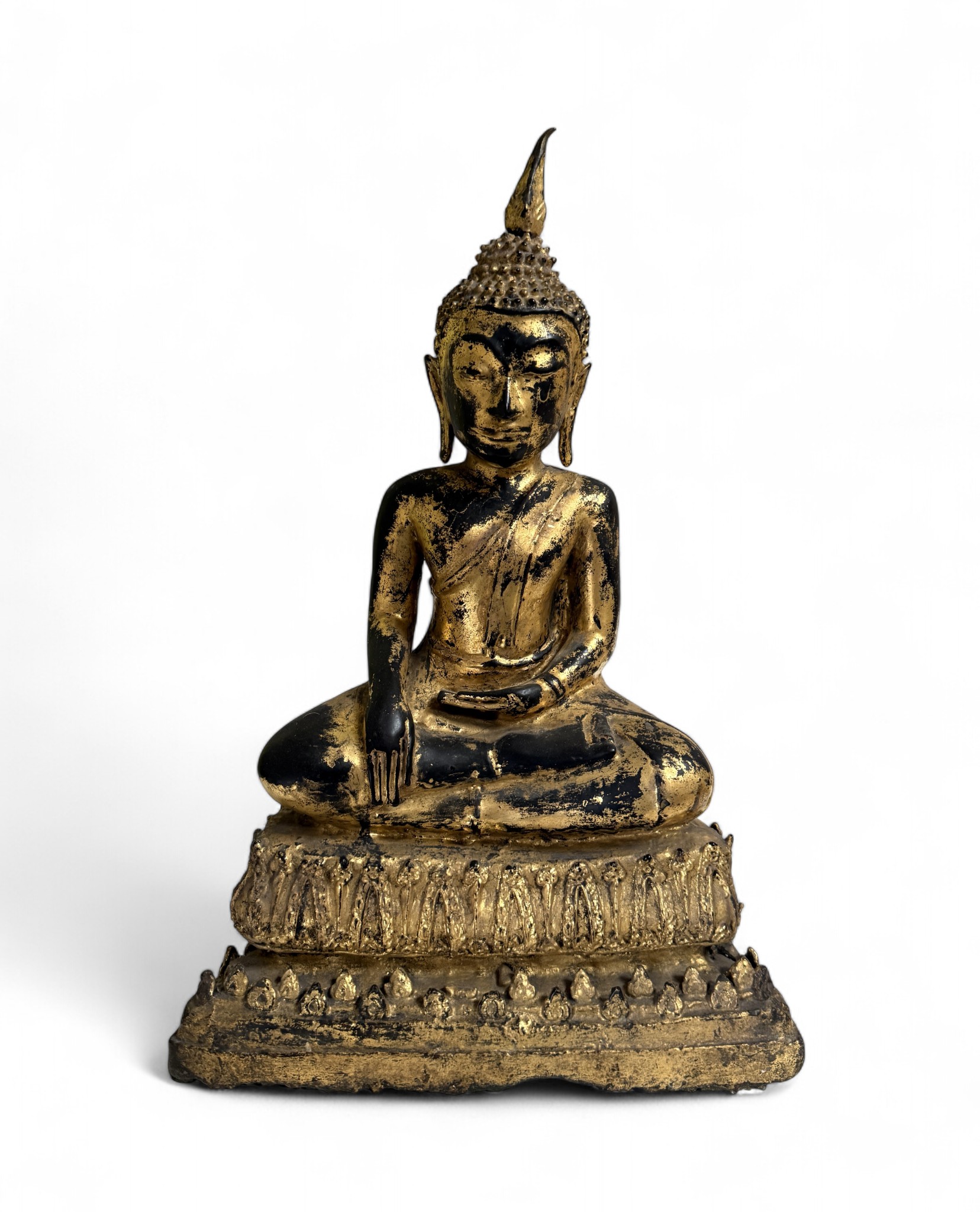 Buddha Figur Bronze Thailand Sukhothai - 43cm