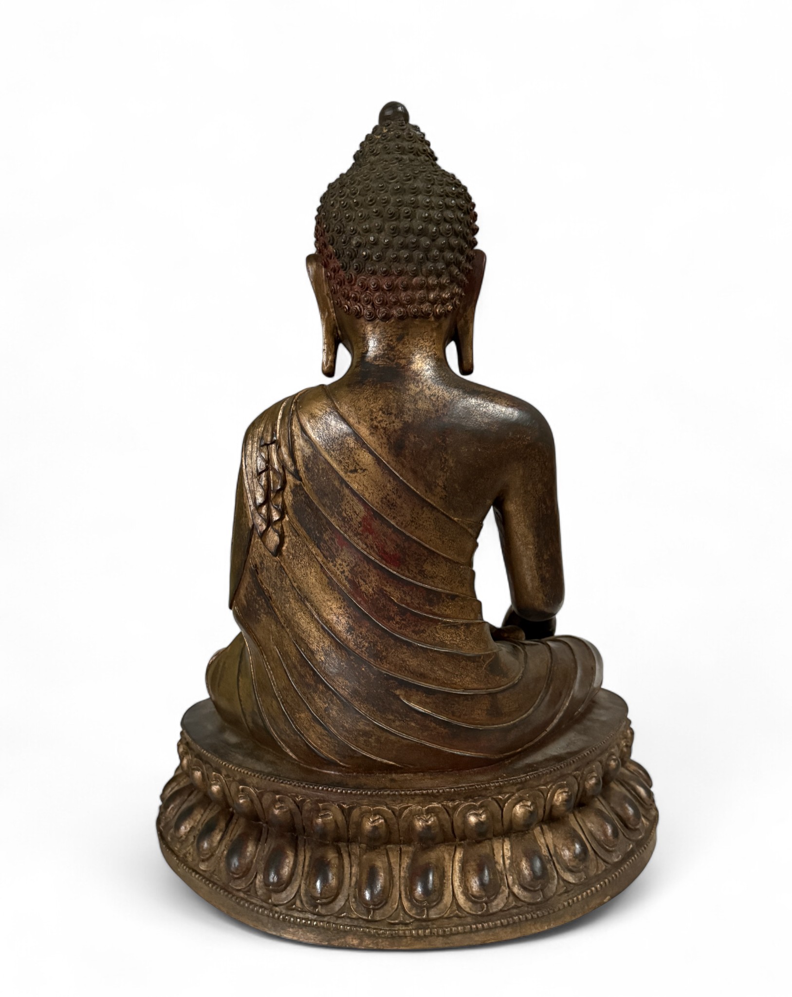 Siddharta Gautama Bronze Buddha Figur 45,5 cm groß