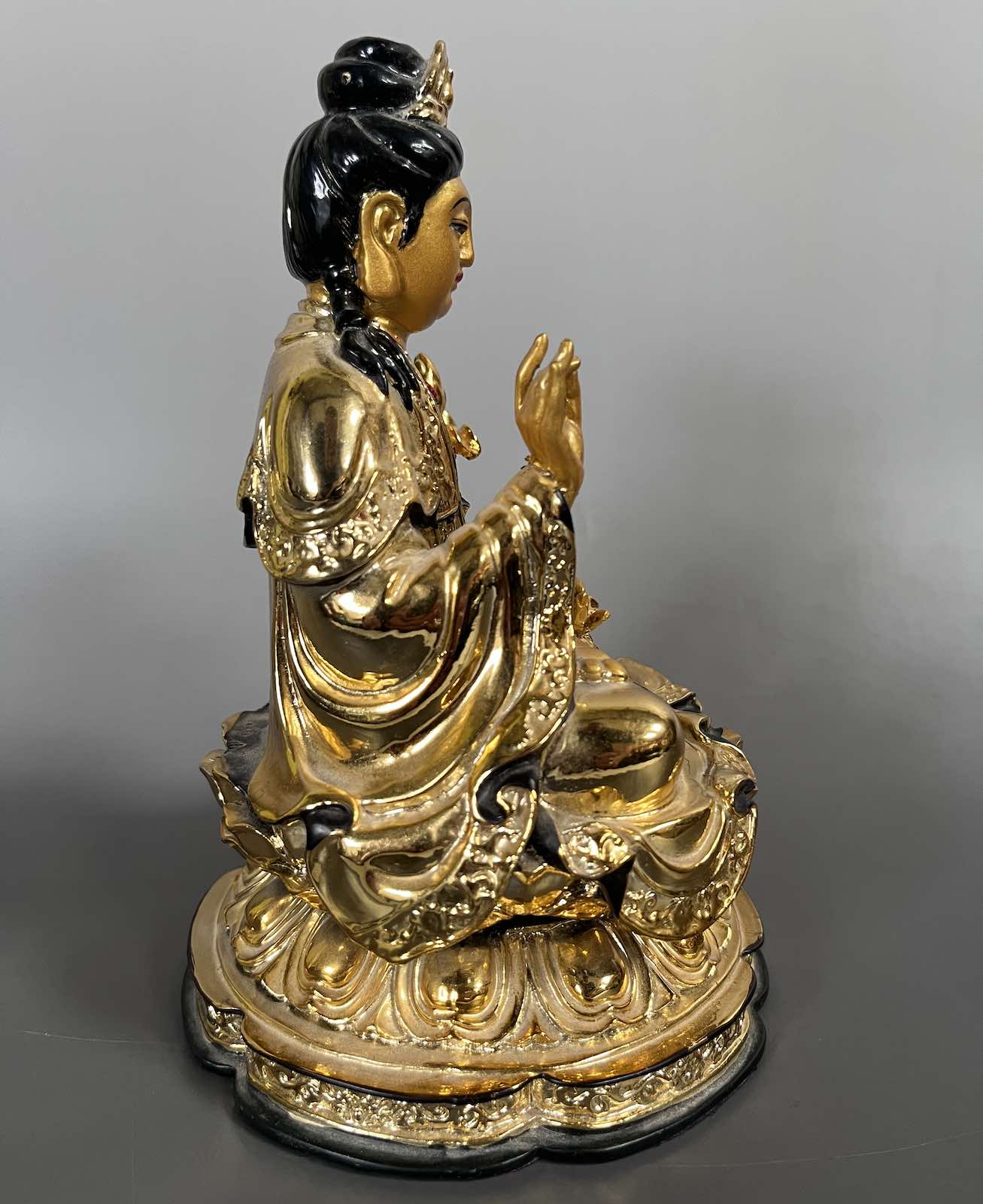 Bodhisattva Figur China Polyresin 19,5cm