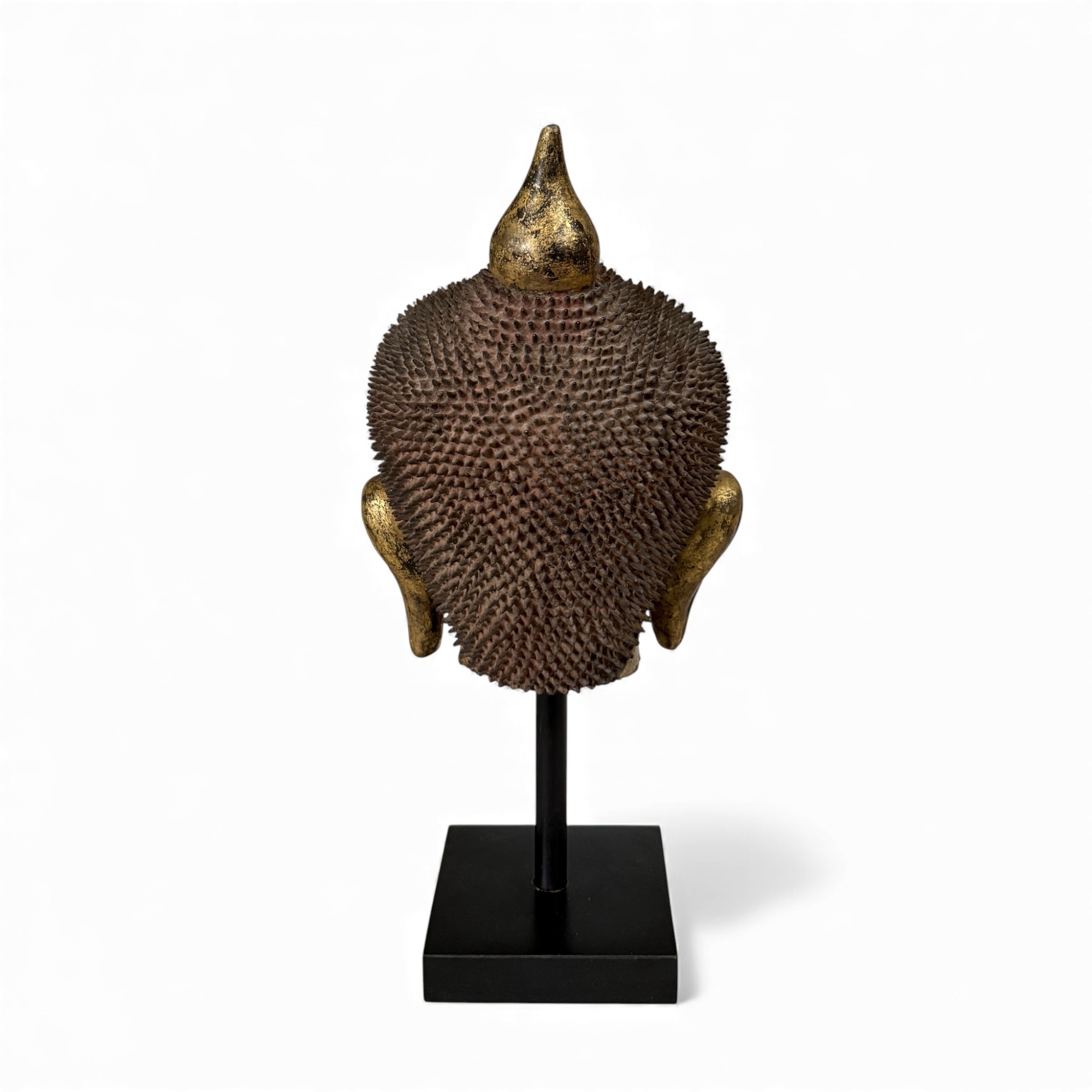 Buddha Kopf - Lacquerware - Lackvergoldet - Burma