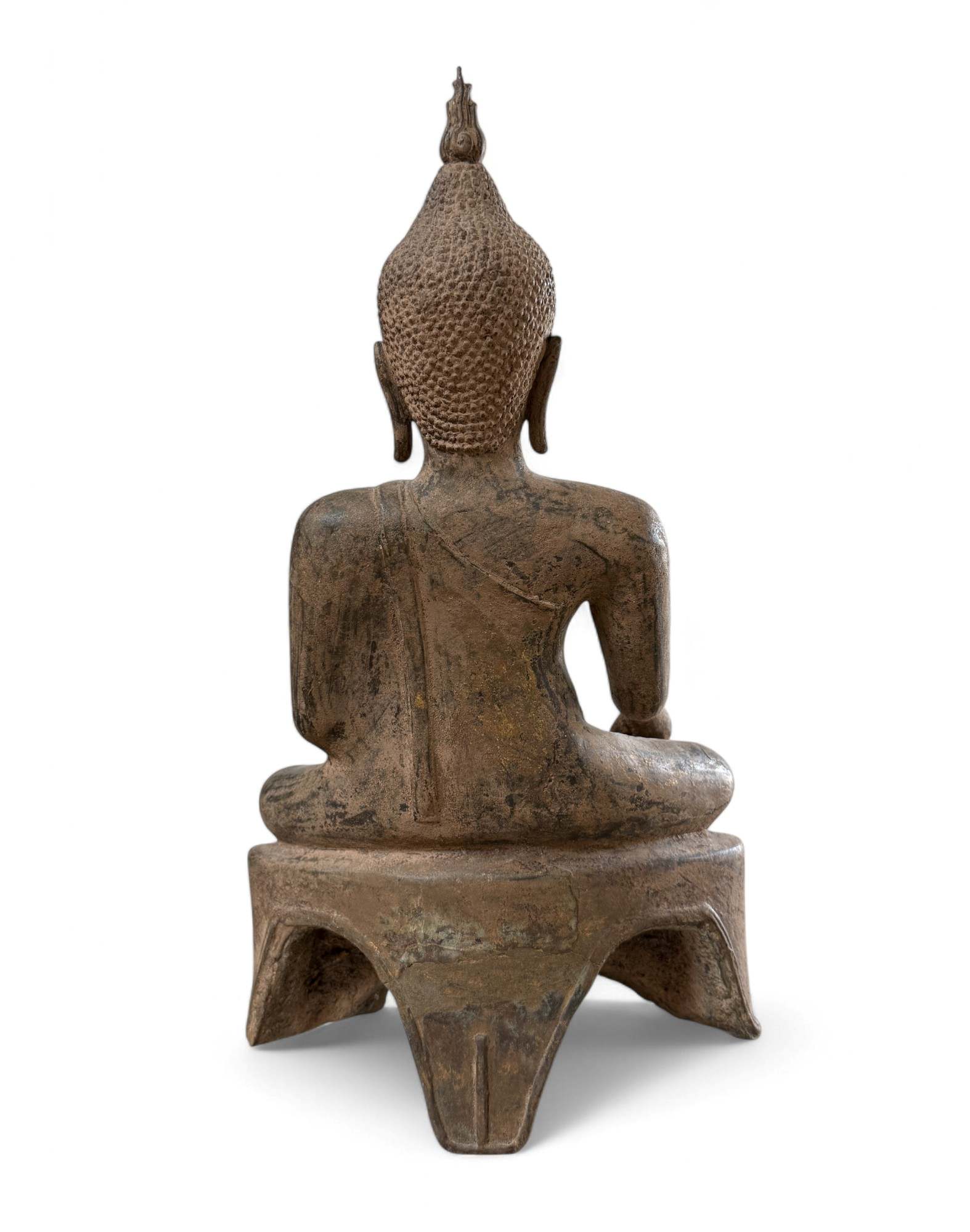 Bronze Buddha Figur 44 cm – Shakyamuni in Bhumisparsha Mudra