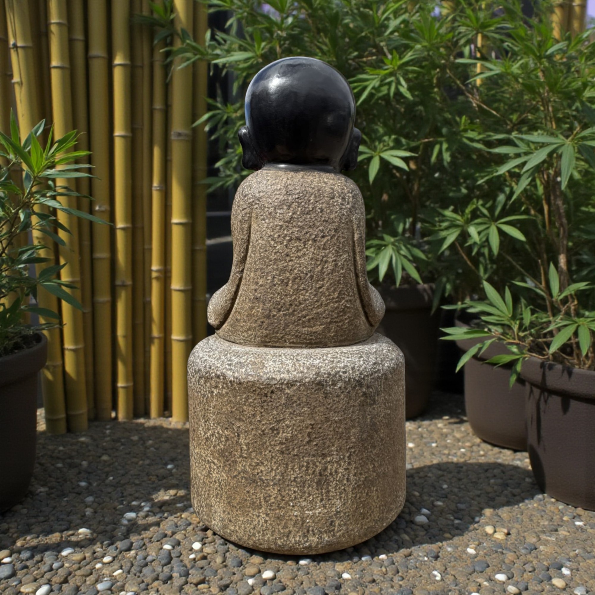 Zen Mönch Garten Figur China 62 cm groß