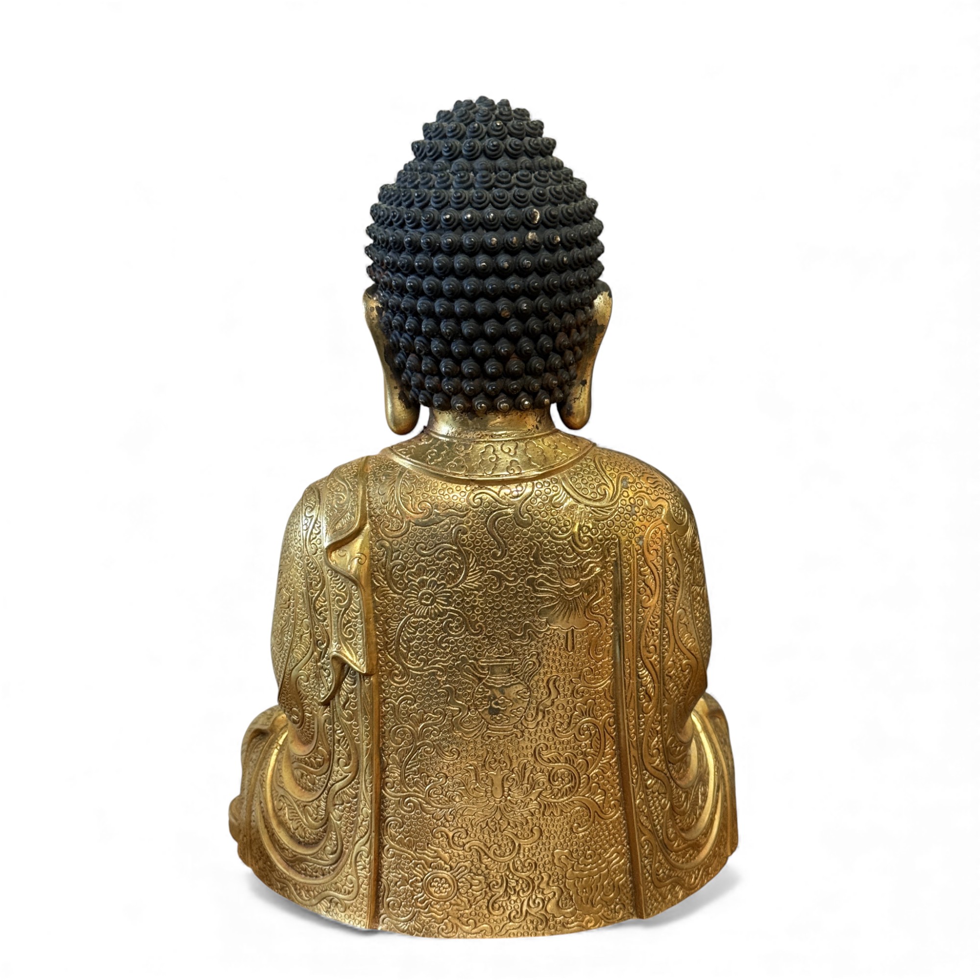 Bronze Buddha Figur - Meditations Geste - 27 cm