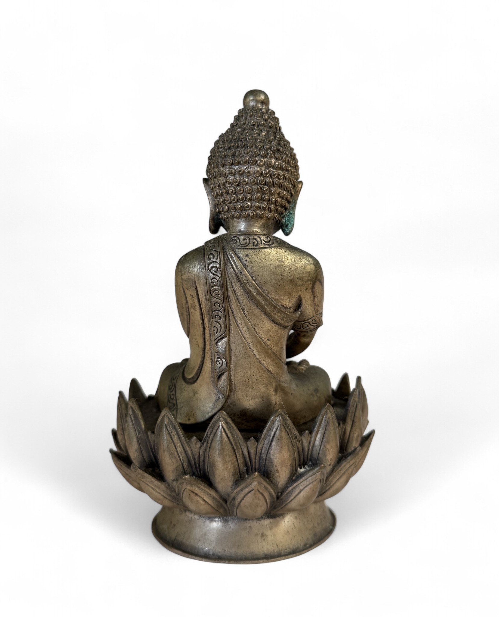 Buddha Figur Bronze 21 cm Tibet/China