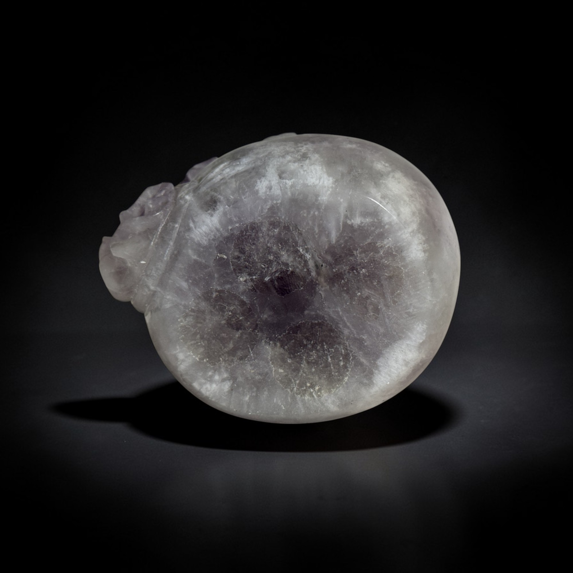 Happy Budai Figur - Amethyst - 16,5 cm Skulptur