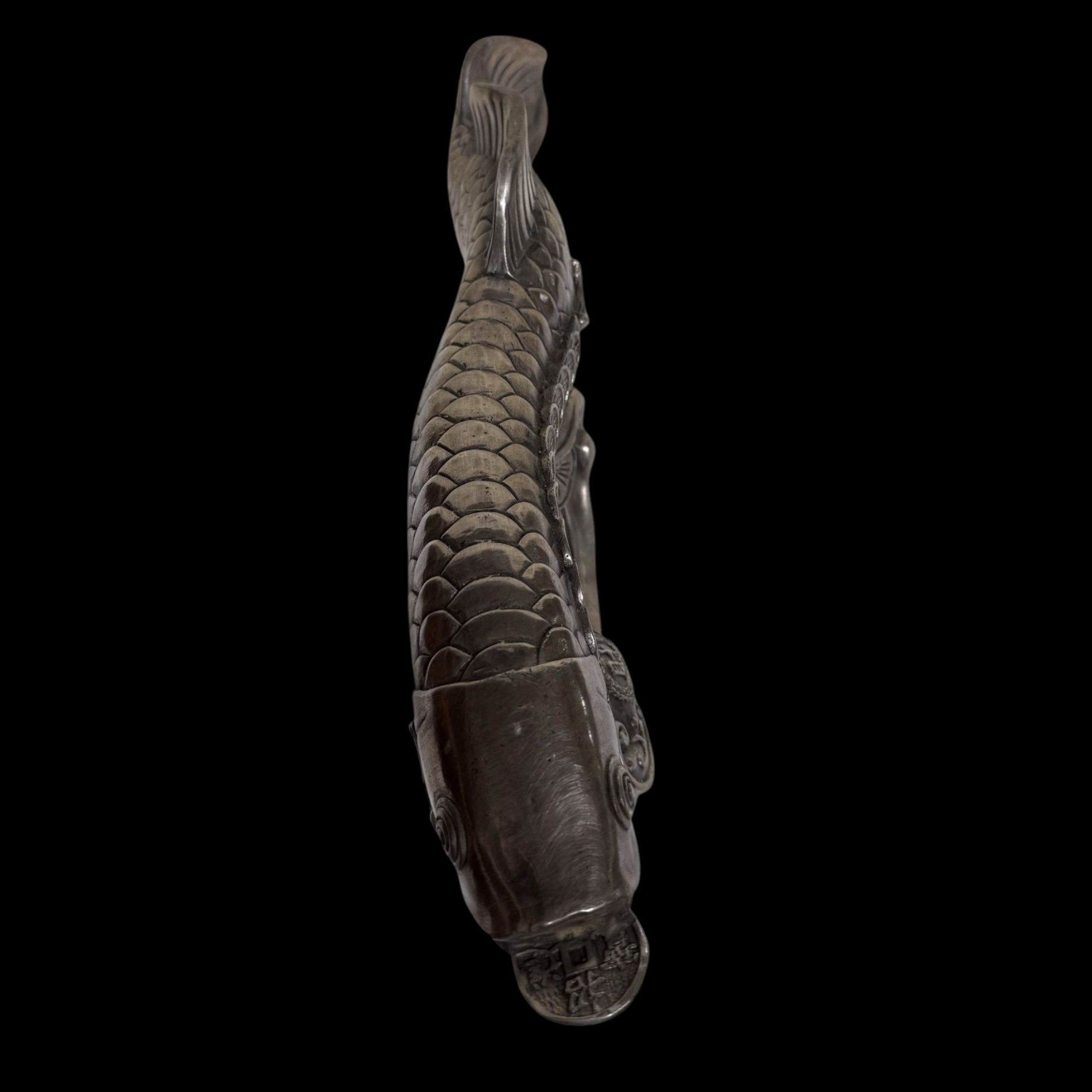 Koifisch Bronze Skulptur Reichtumssymbol China