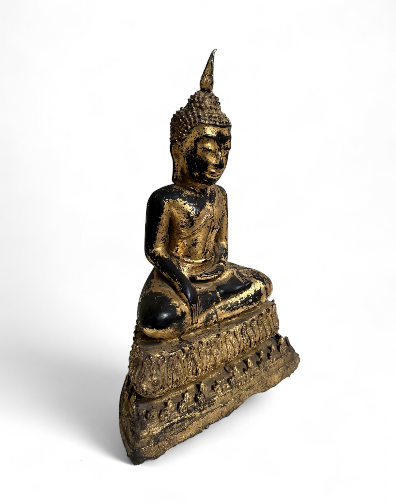 Buddha Figur Bronze Thailand Sukhothai - 43cm