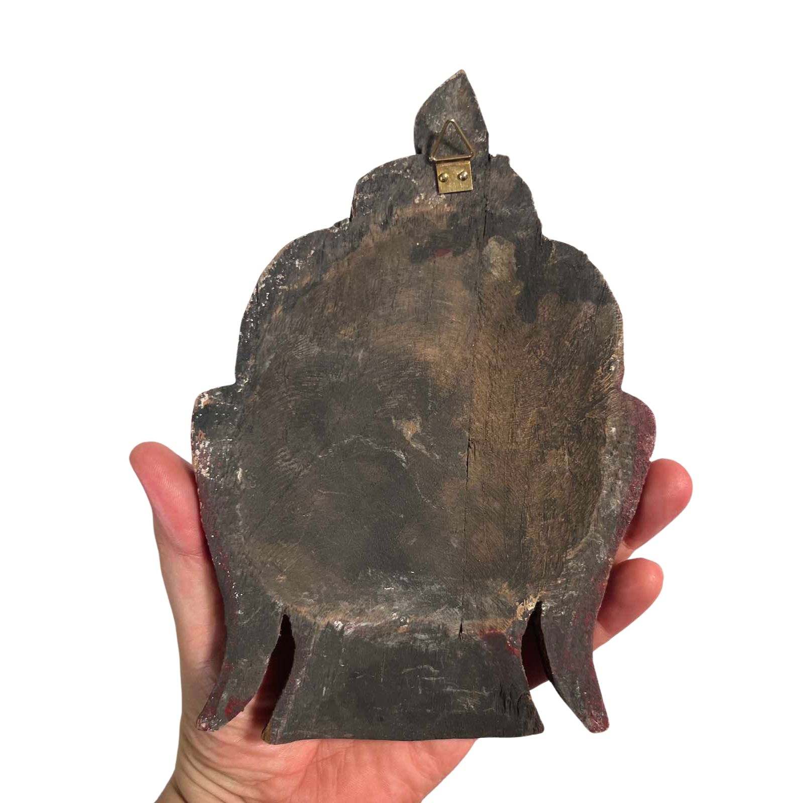 Buddha Kopf Maske Holz Skulptur Thailand