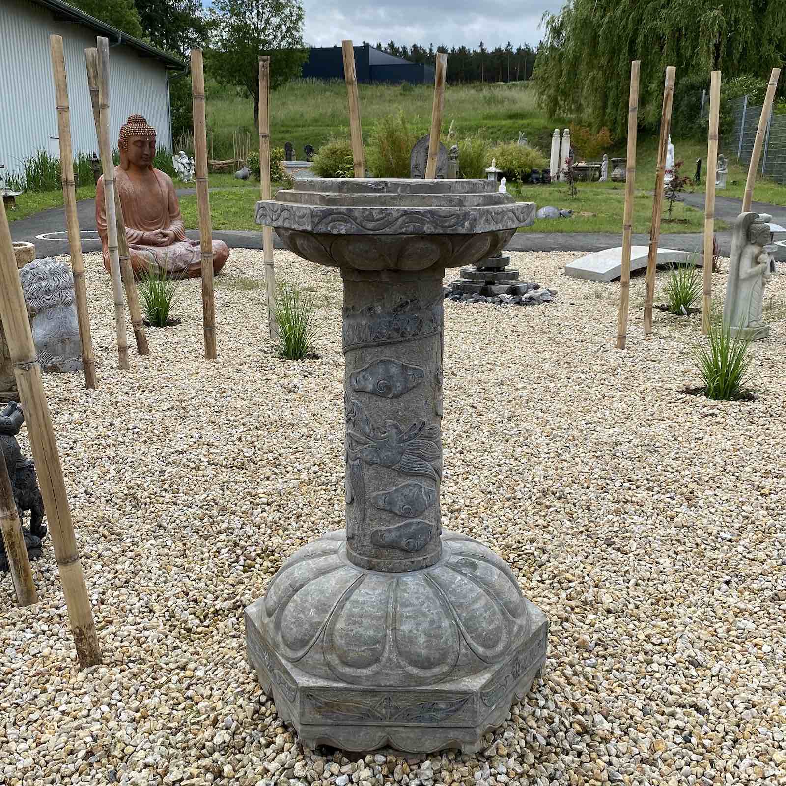 Chinesisches Garten Podest aus Naturstein f. Bonsai o. Buddha